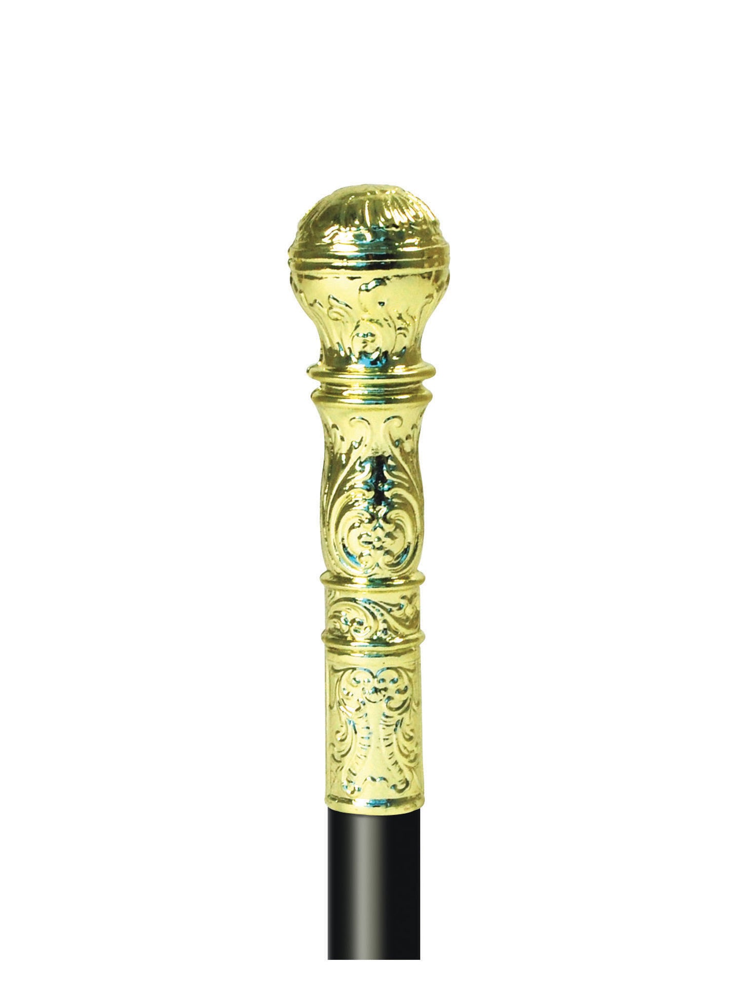Rubies Rubies Cane With Gold Ball Handle Props