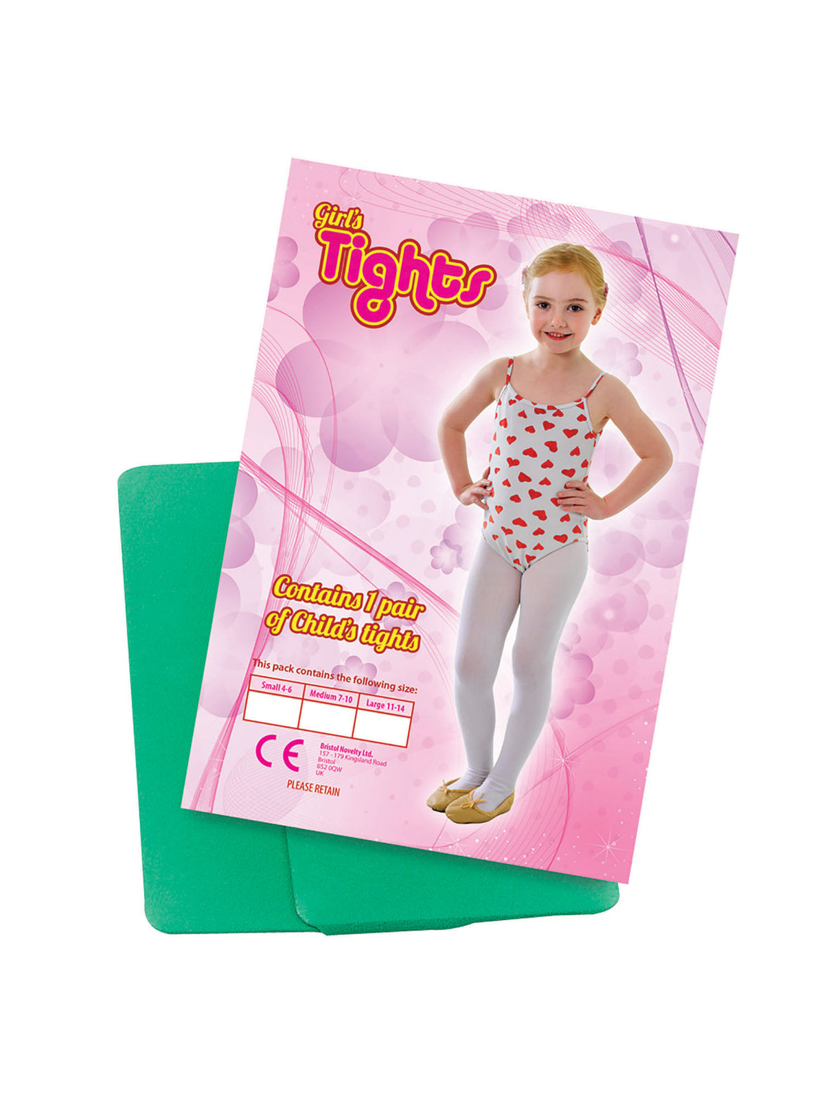 Rubies Childs Tights Green