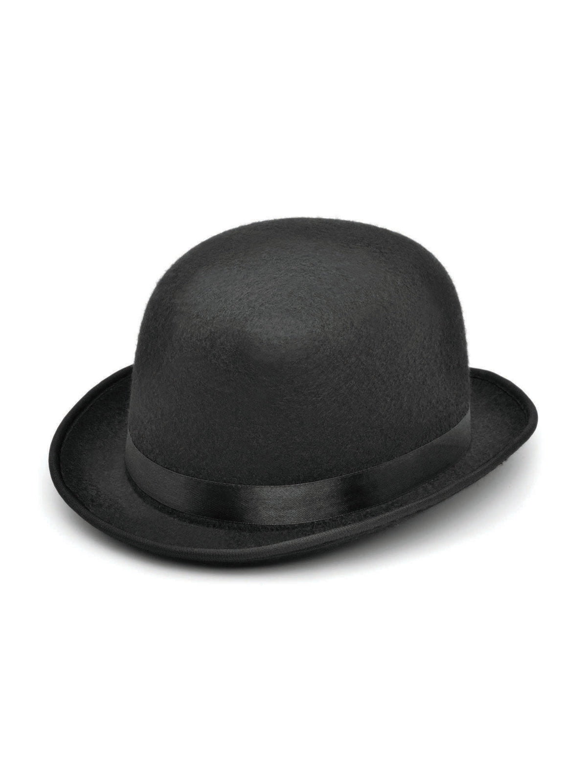 Rubies Rubies Bowler Hat - Black Felt Hat - Small Hut