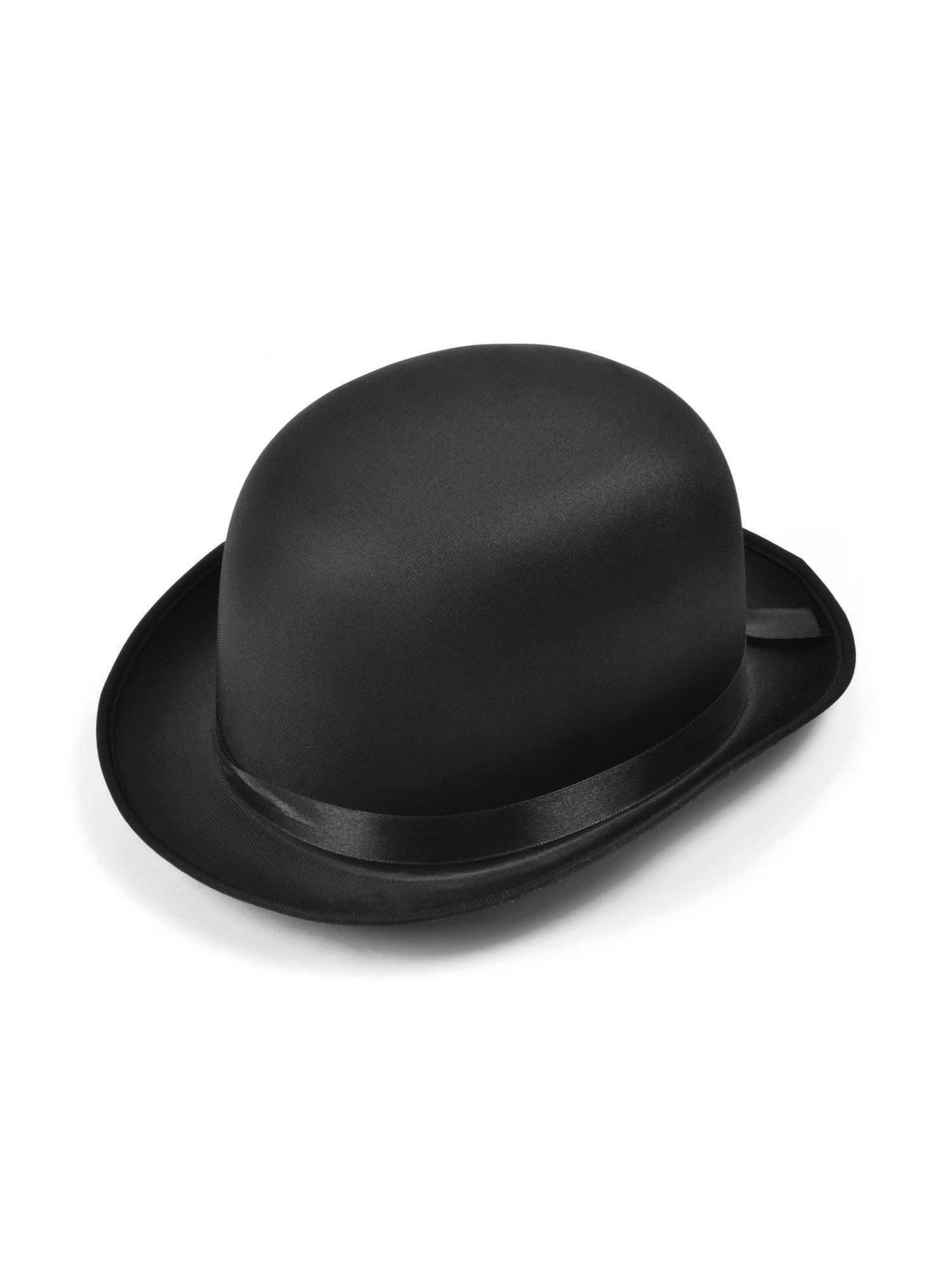 Rubies Rubies Bowler - Satin, Black Hut