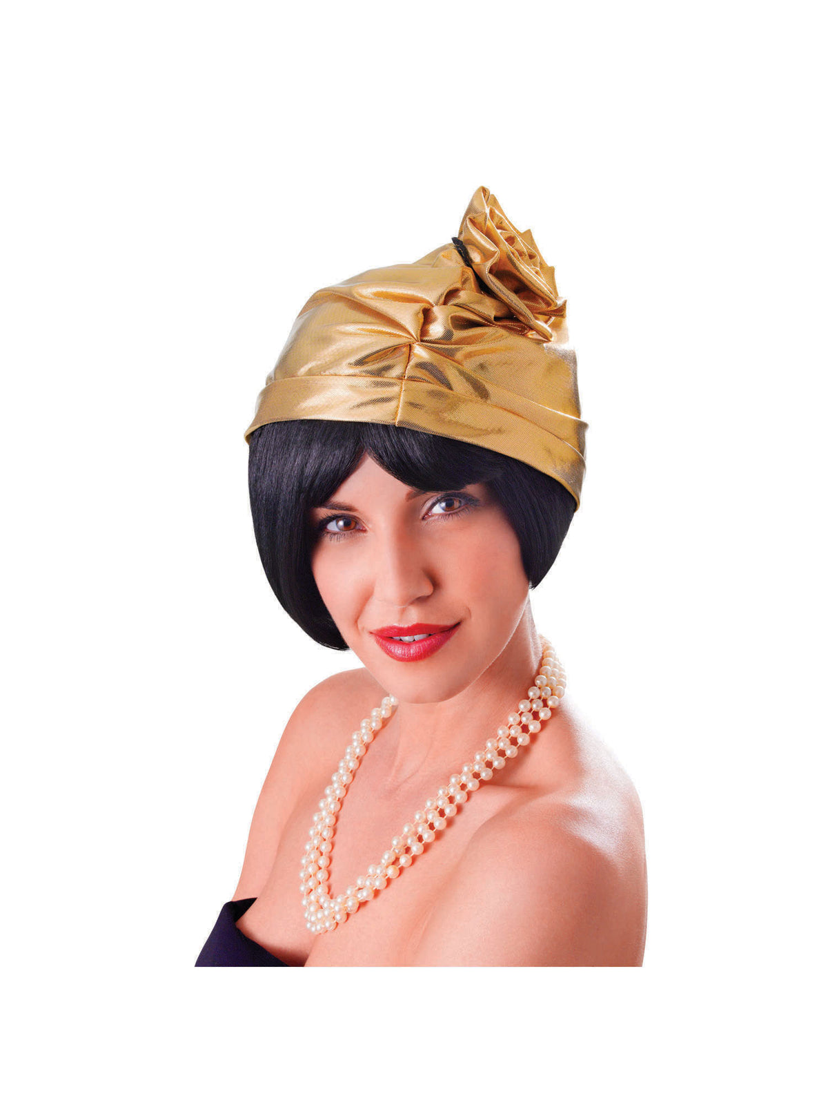 Rubies Rubies Cloche 20's Hat Gold Hut