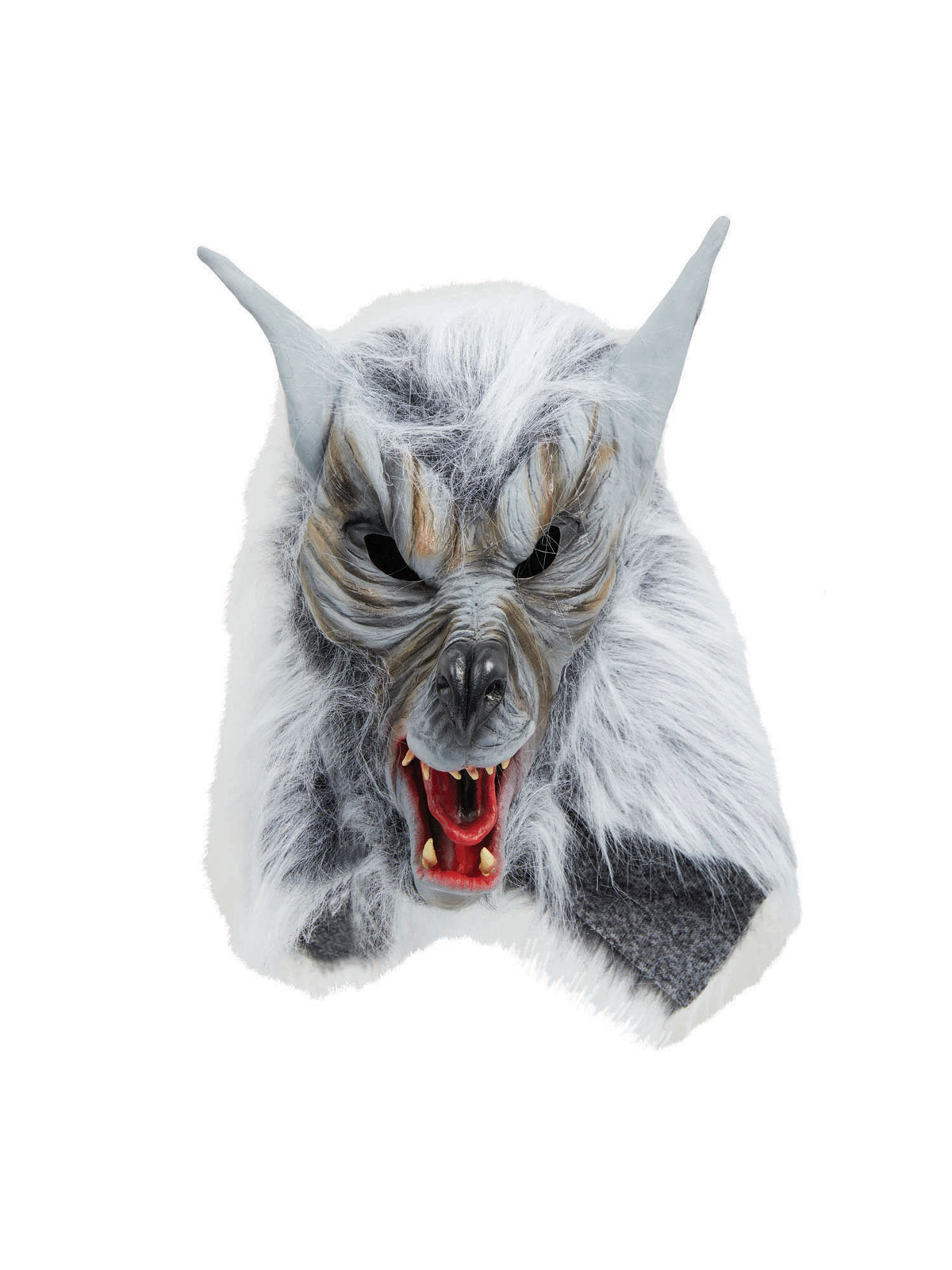 Rubies Grey 'Killer' Wolf Mask Budget Rubber Masks