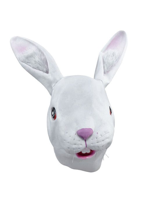 Rubies White Rabbit Gummimaske für Erwachsene