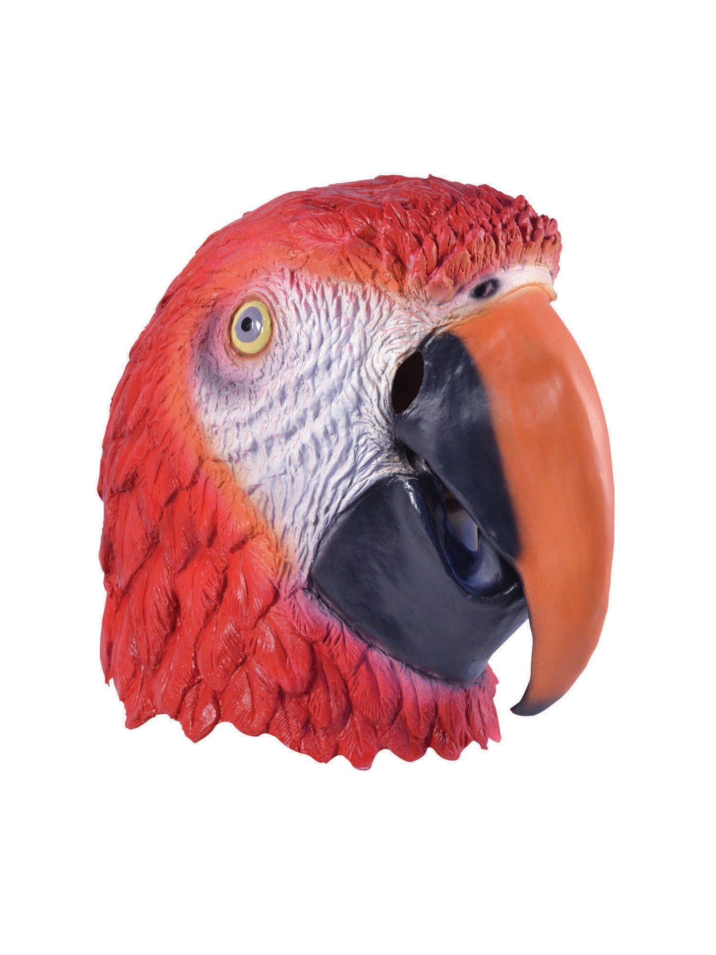 Rubies Papagei-Gummi-Überkopfmaske BM417 für Erwachsene