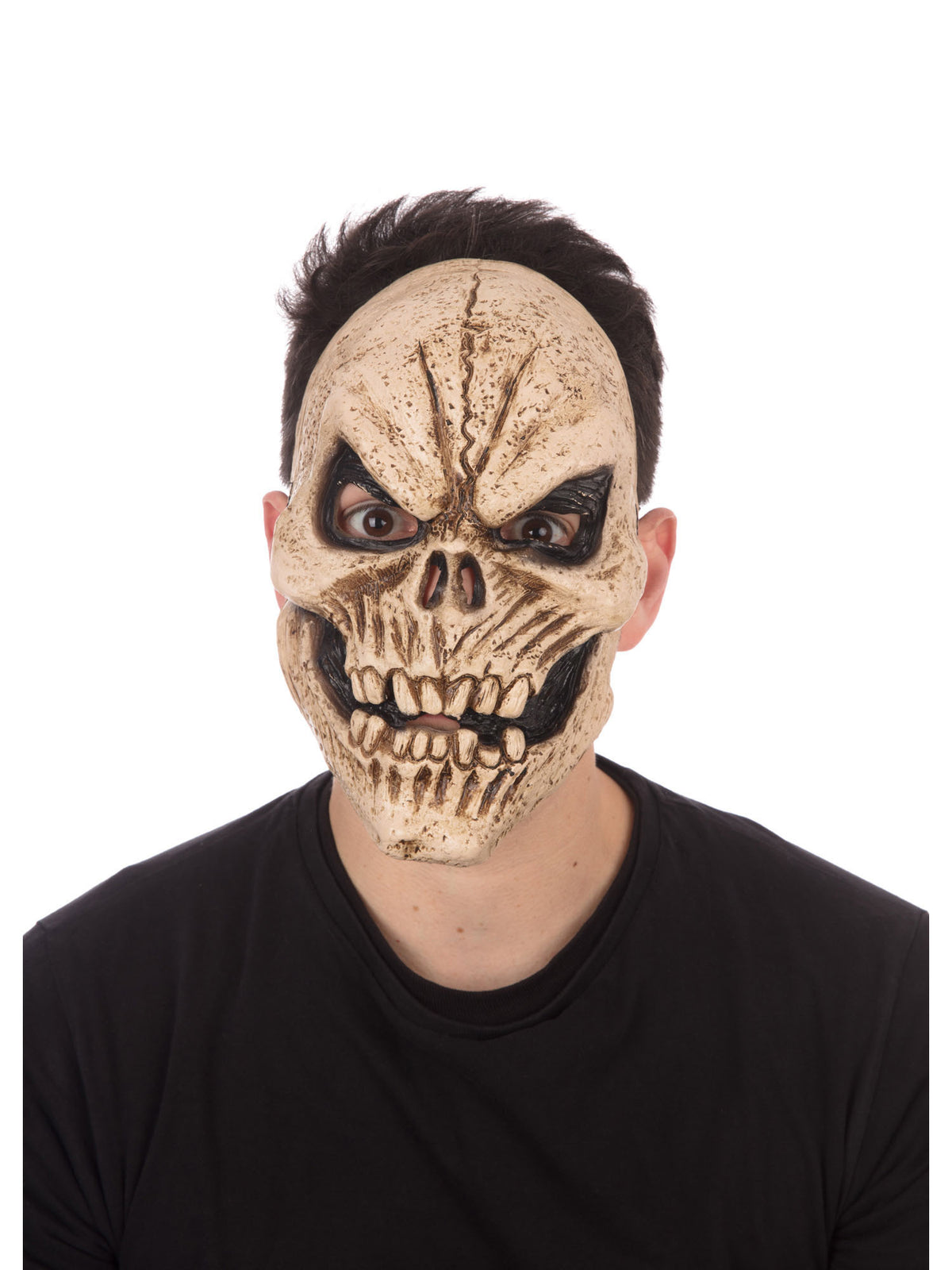 Rubies Dark Skeleton Grin Mask Maske