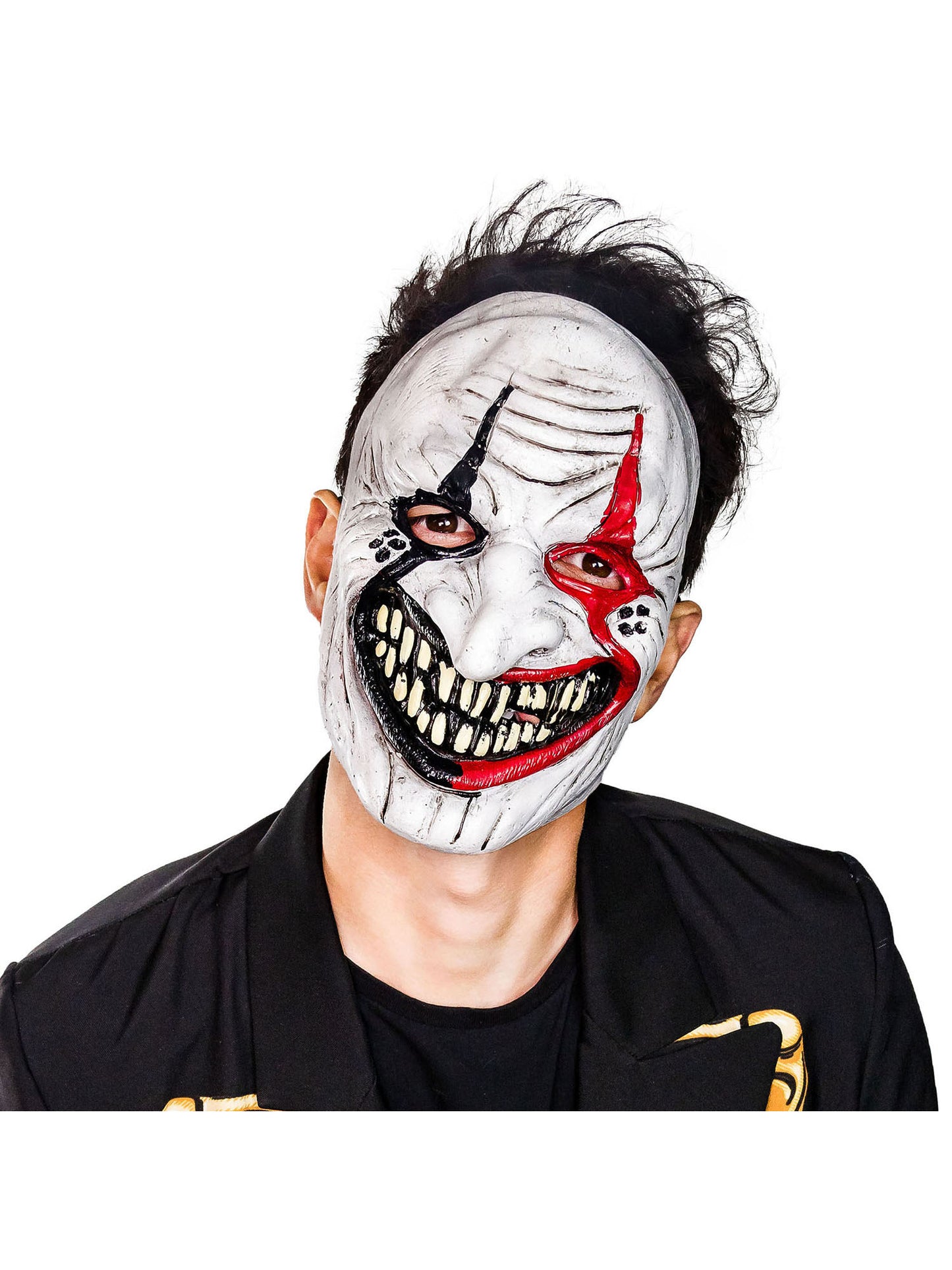 Rubies Sinister Jester Maske für Erwachsene, Halloween-Kostümmaske