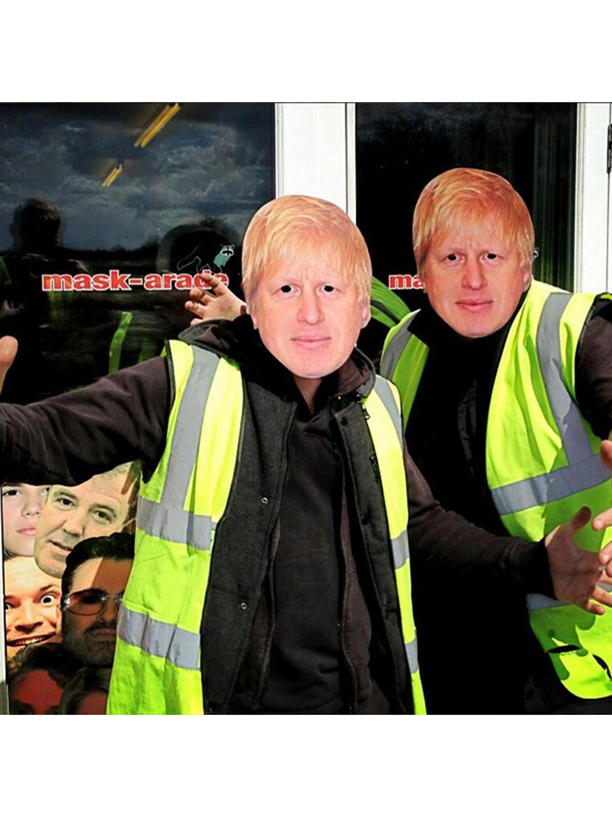 Rubies Boris Johnson Celebrity Face Mask Maske