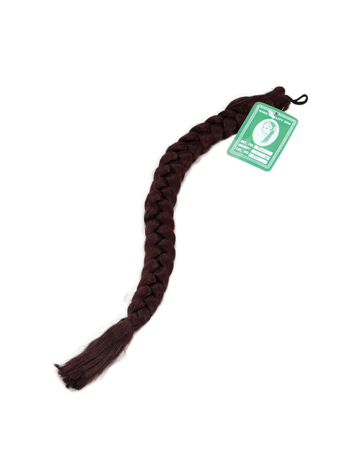 Rubies Plait. 20in Brown Perücke