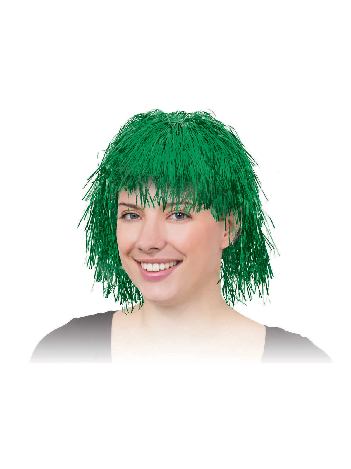 Rubies Tinsel Wig. Green Perücke