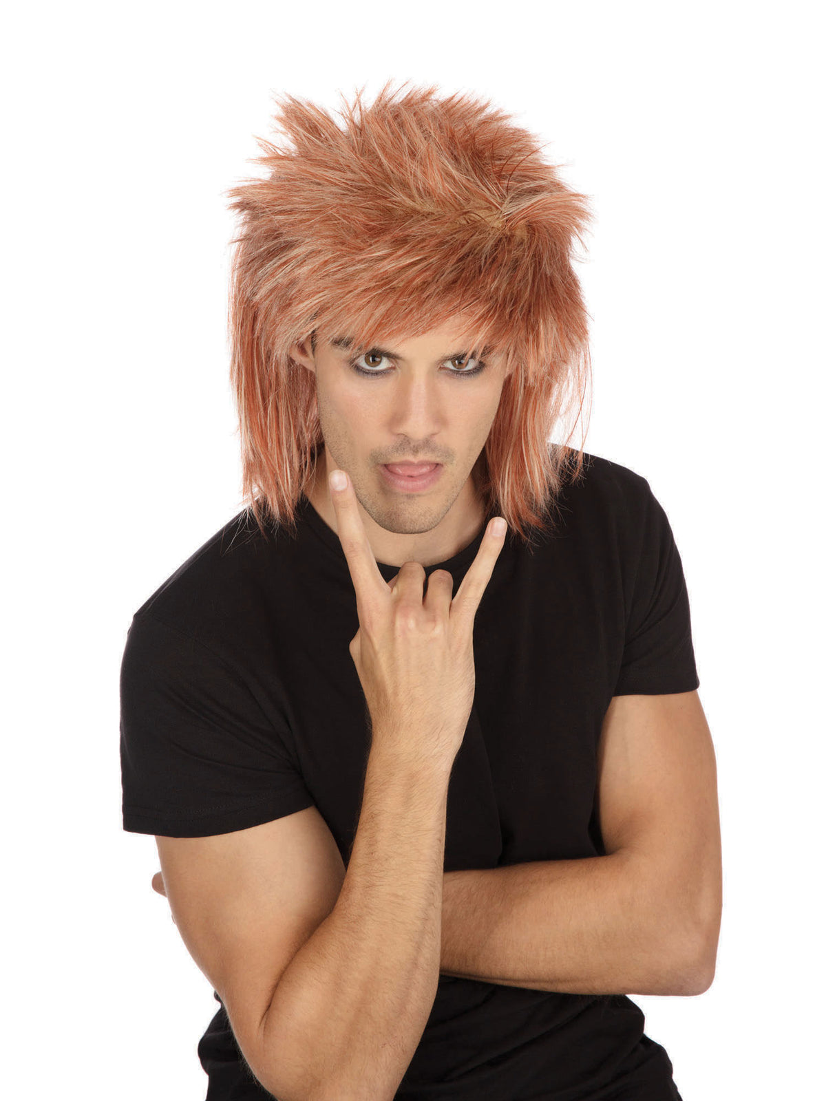 Rubies Shaggy Ginger Perücke für Erwachsene – Detailansicht