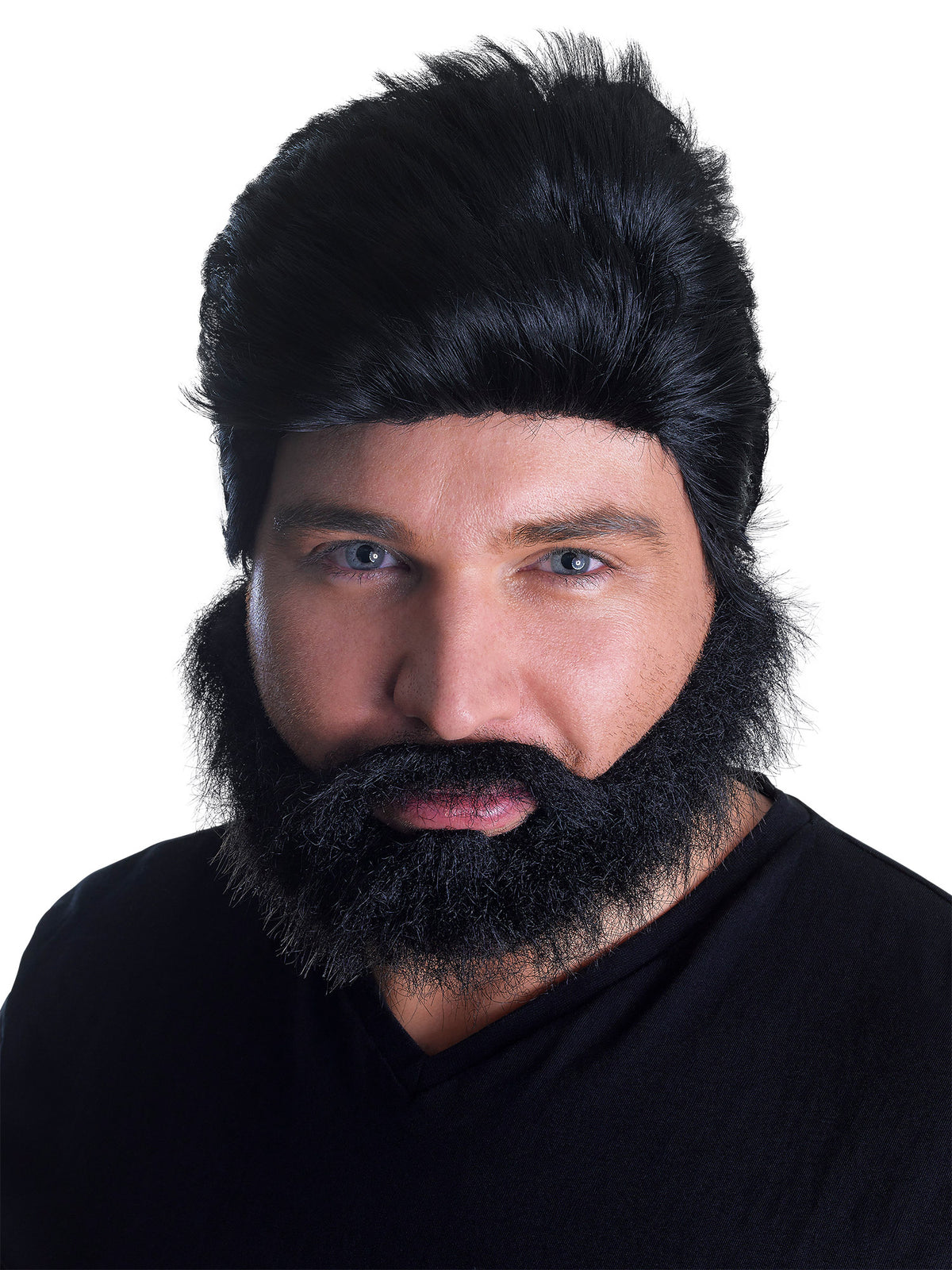 Rubies Euro Pop Star Wig And Beard Set Perücke