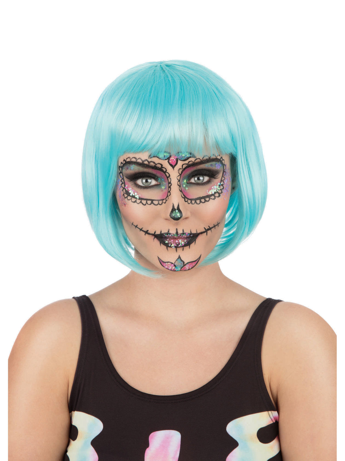 Rubies Festival Blue Elegance Wig Perücke