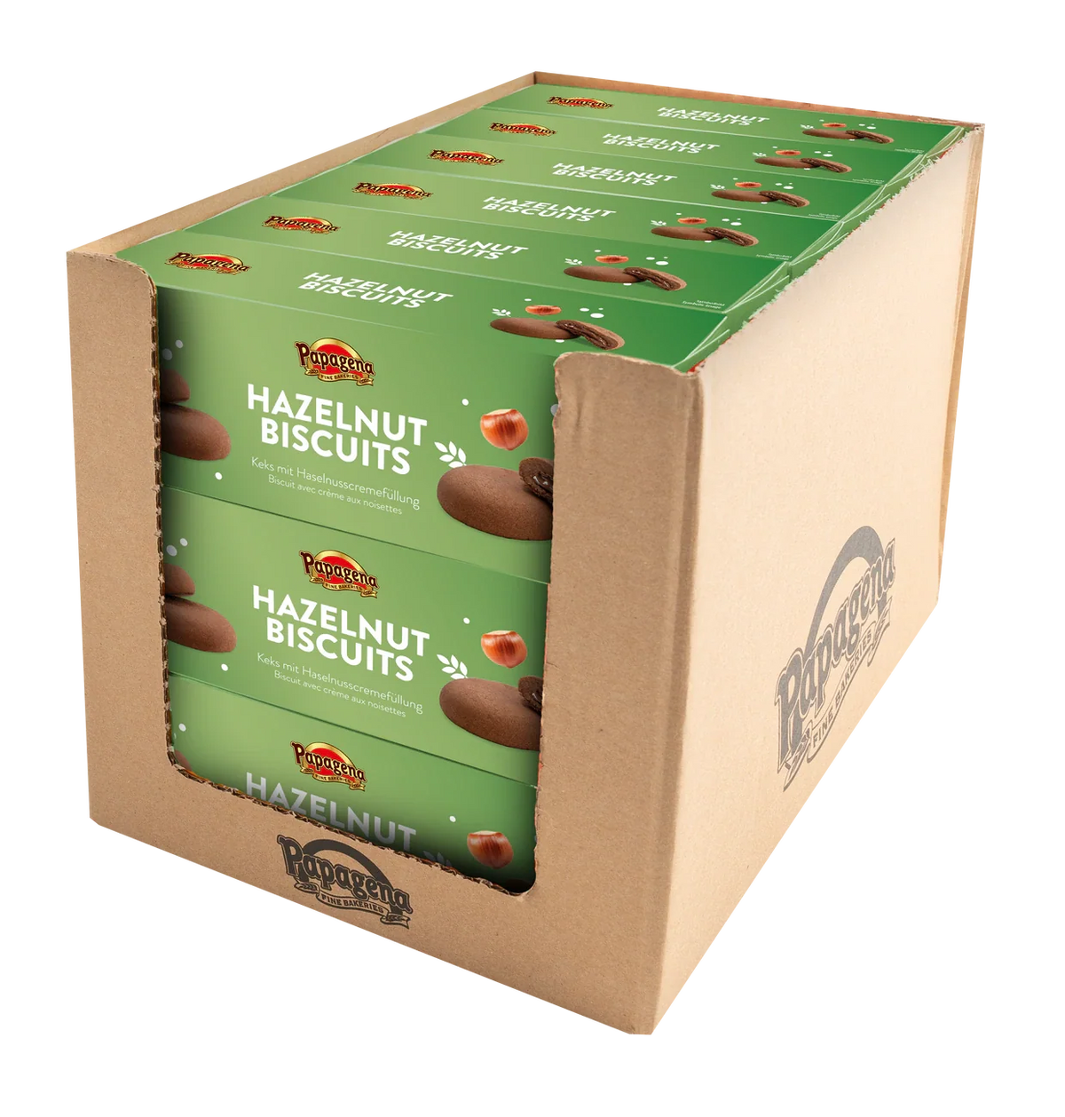 Papagena Biscuits mit Haselnusscremefüllung 150 g