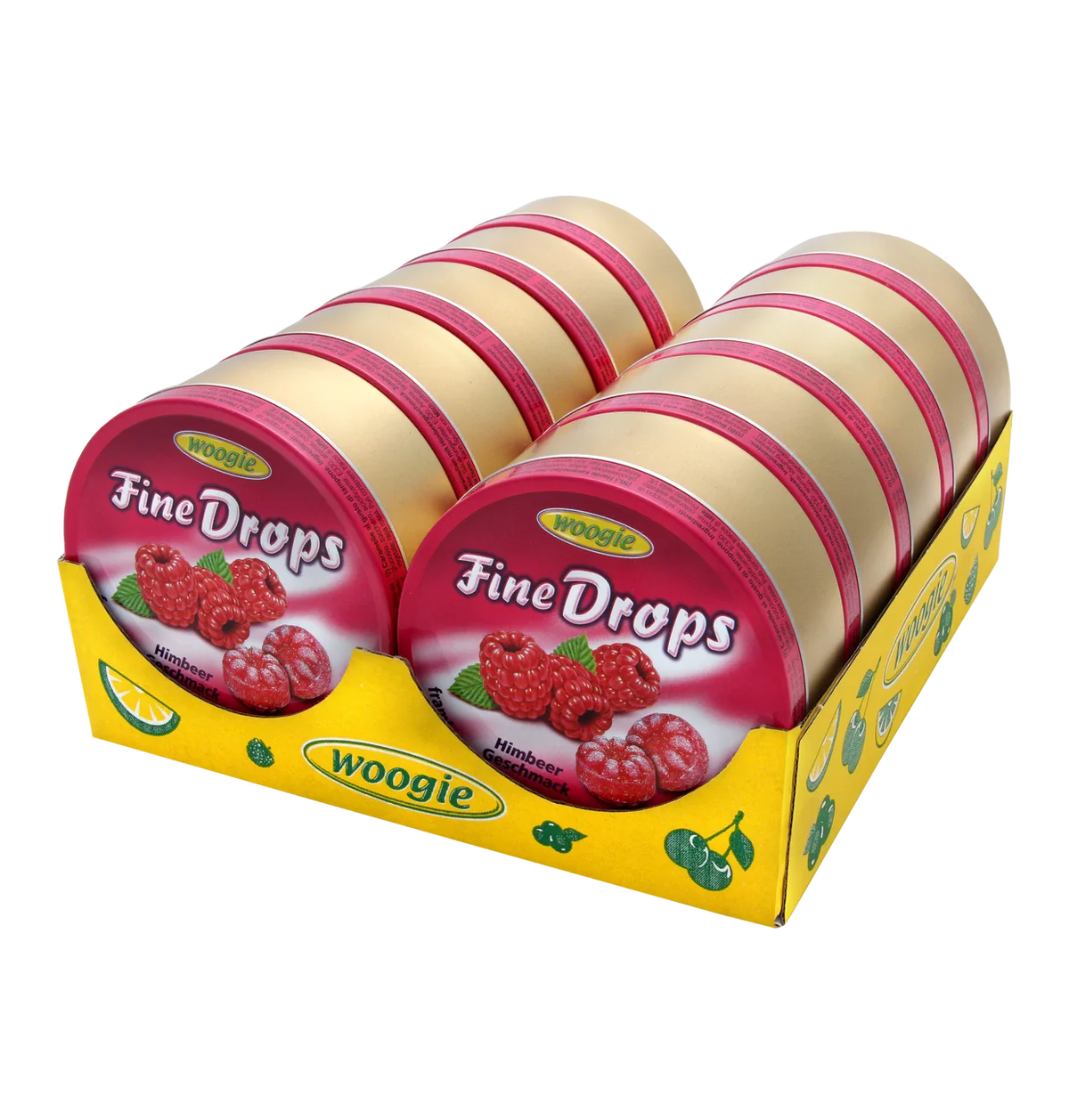 Woogie Bonbons mit Himbeergeschmack – 175 g fruchtige Hartkaramellen
