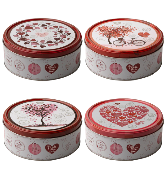 Pâtisserie Mathéo Butter Cookies Hearts 150g in Metalldose