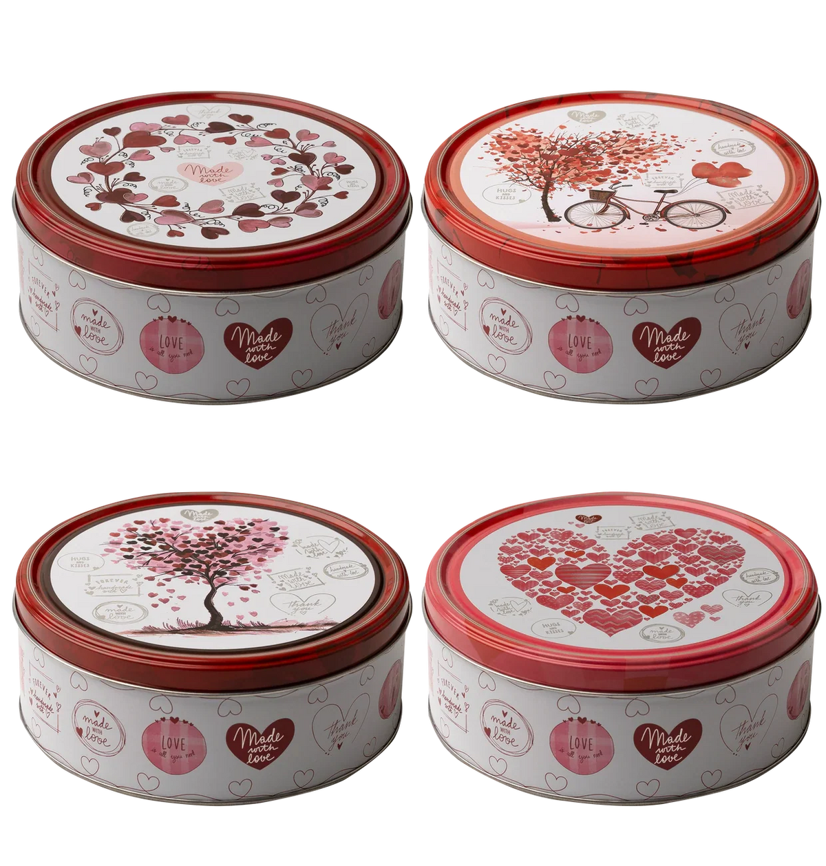 Pâtisserie Mathéo Butter Cookies Hearts 150 g in Metalldose