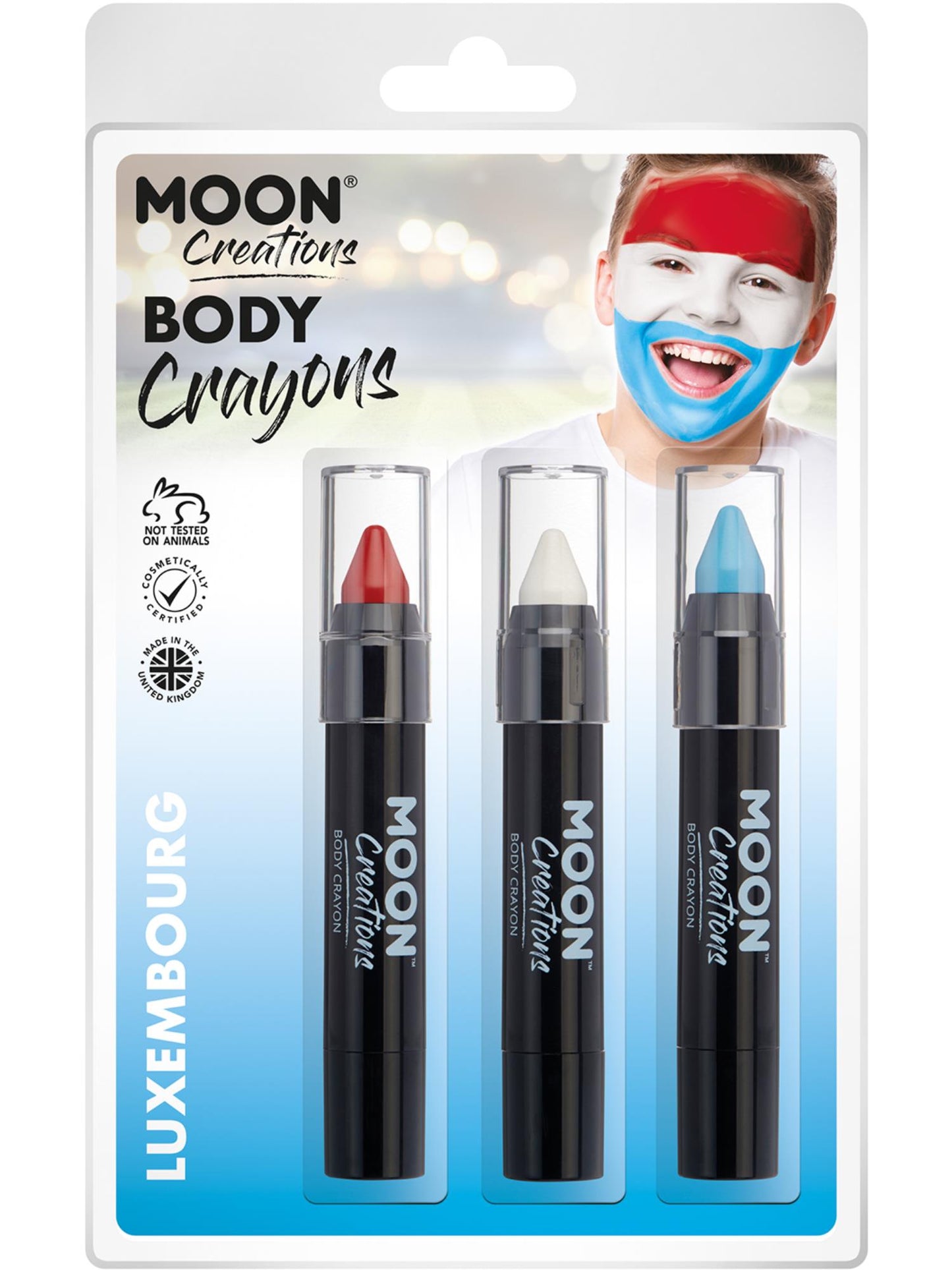 Smiffys Moon Creations Body Crayons, CD für Unisex