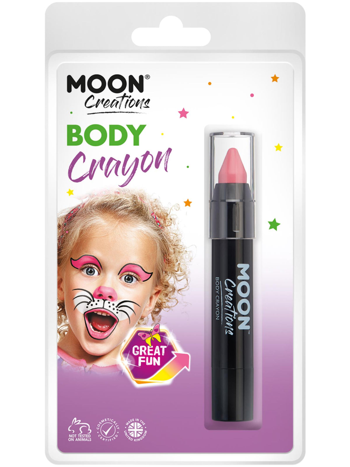Smiffys Moon Creations Body Crayons, Pink CD für Unisex