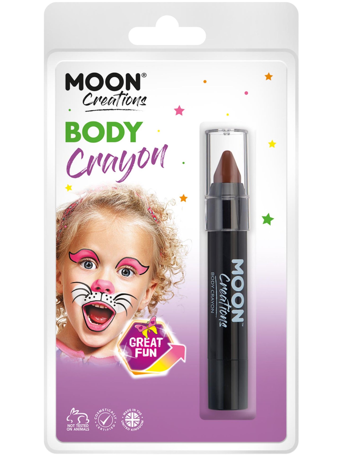 Smiffys Moon Creations Body Crayons Braun Körperstift 3,2 g