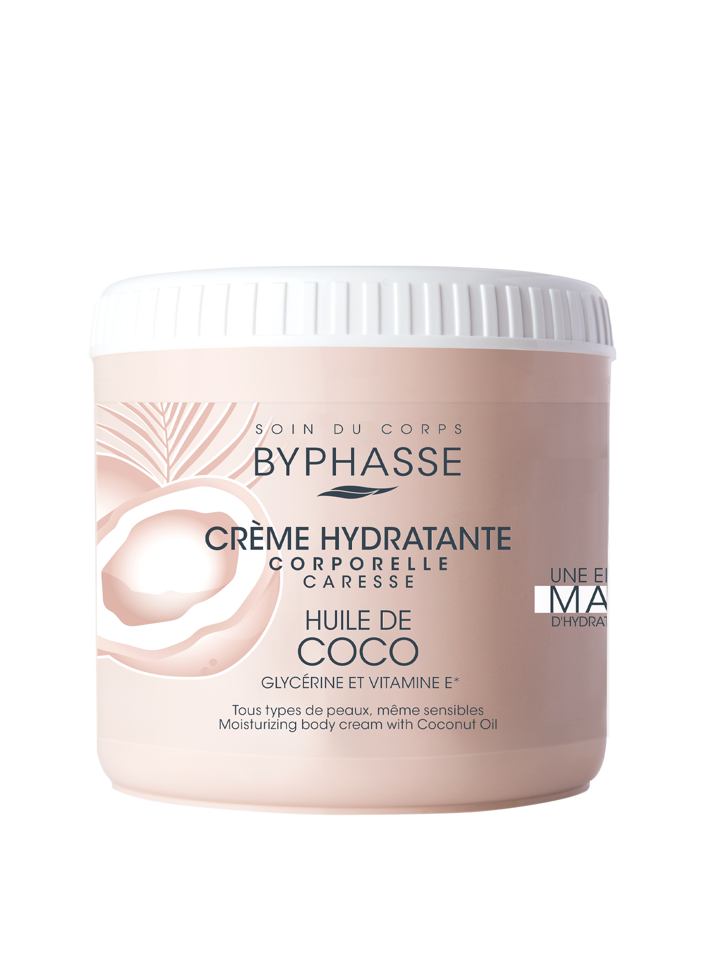 BYPHASSE BYPHASSE Körpercreme mit Kokosöl 500 ml Feuchtigkeitsspendende Pflege Kosmetik