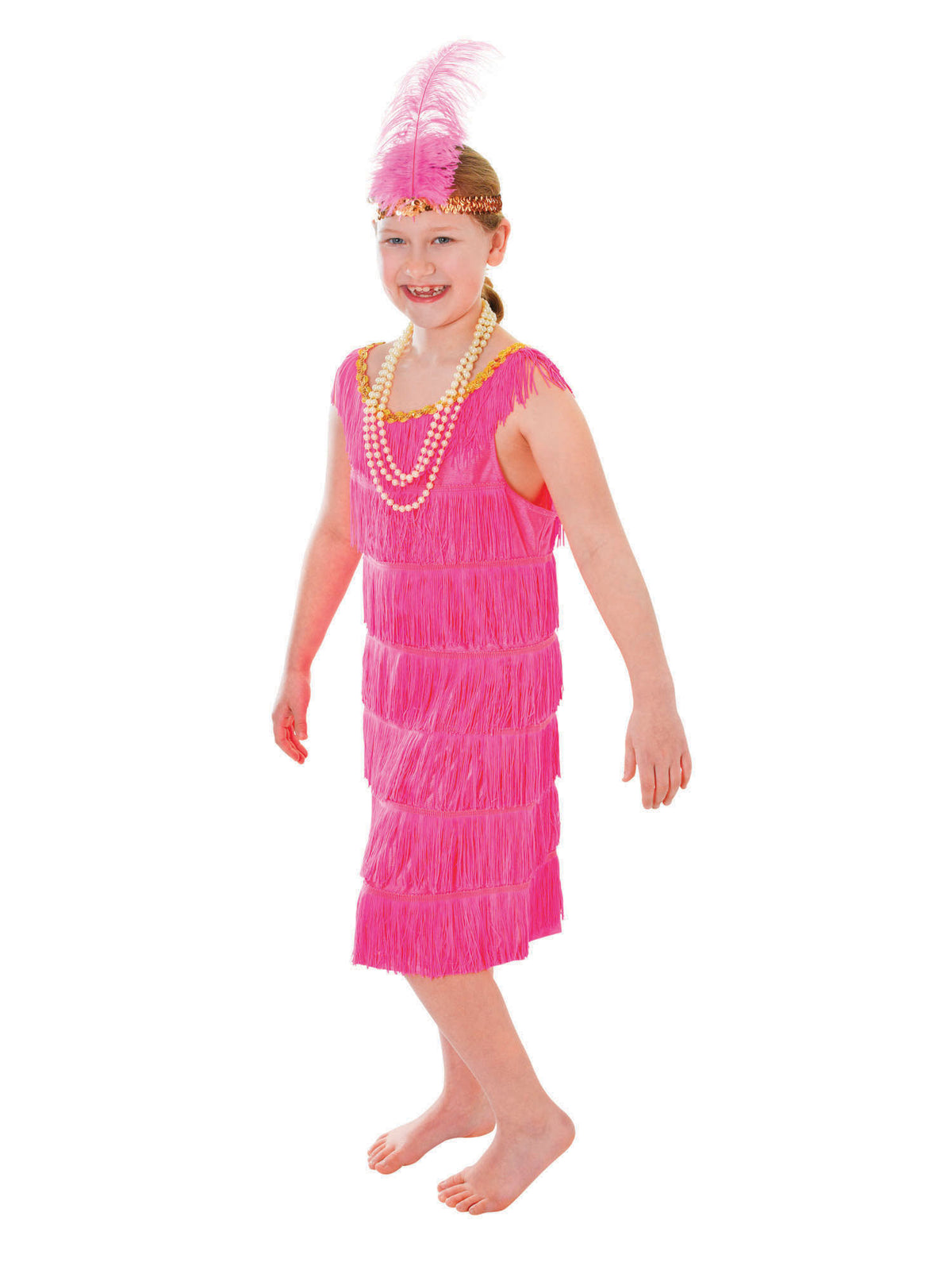 Rubies Flapper Dress Pink Kinderkostüm für Mädchen