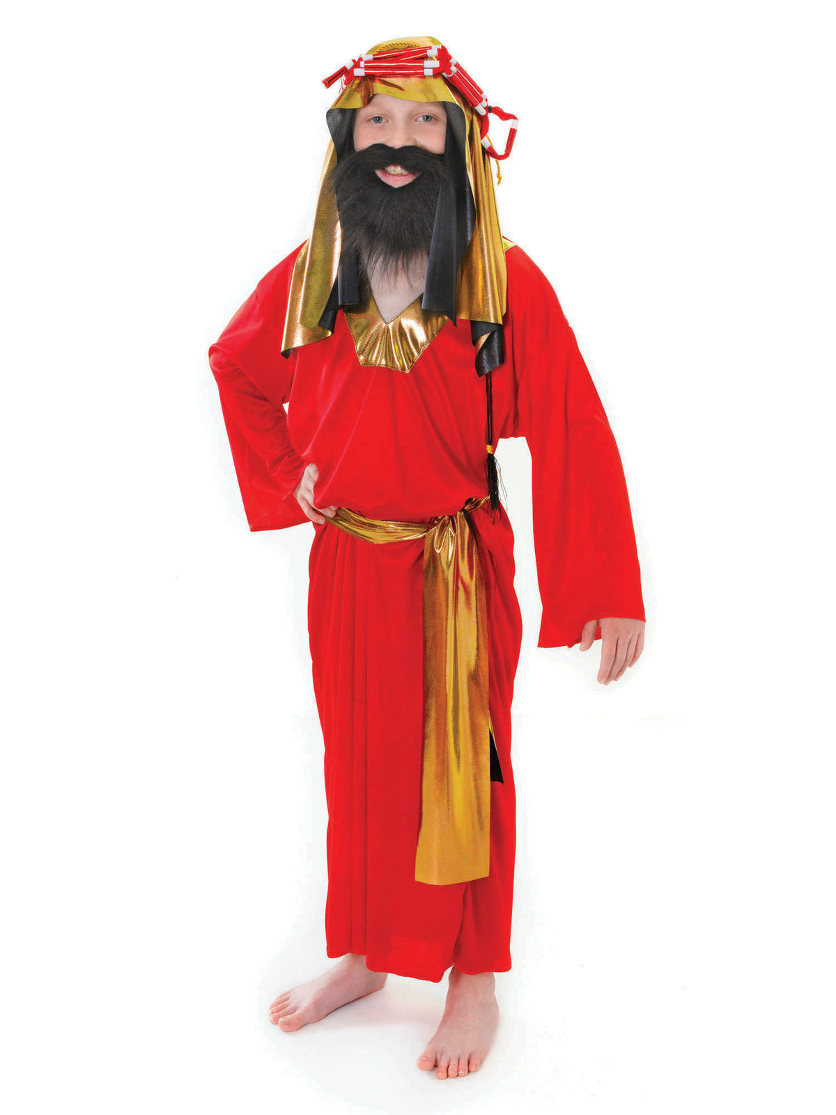 Rubies Wise Man Red (S) Kinderkostüm für Jungen
