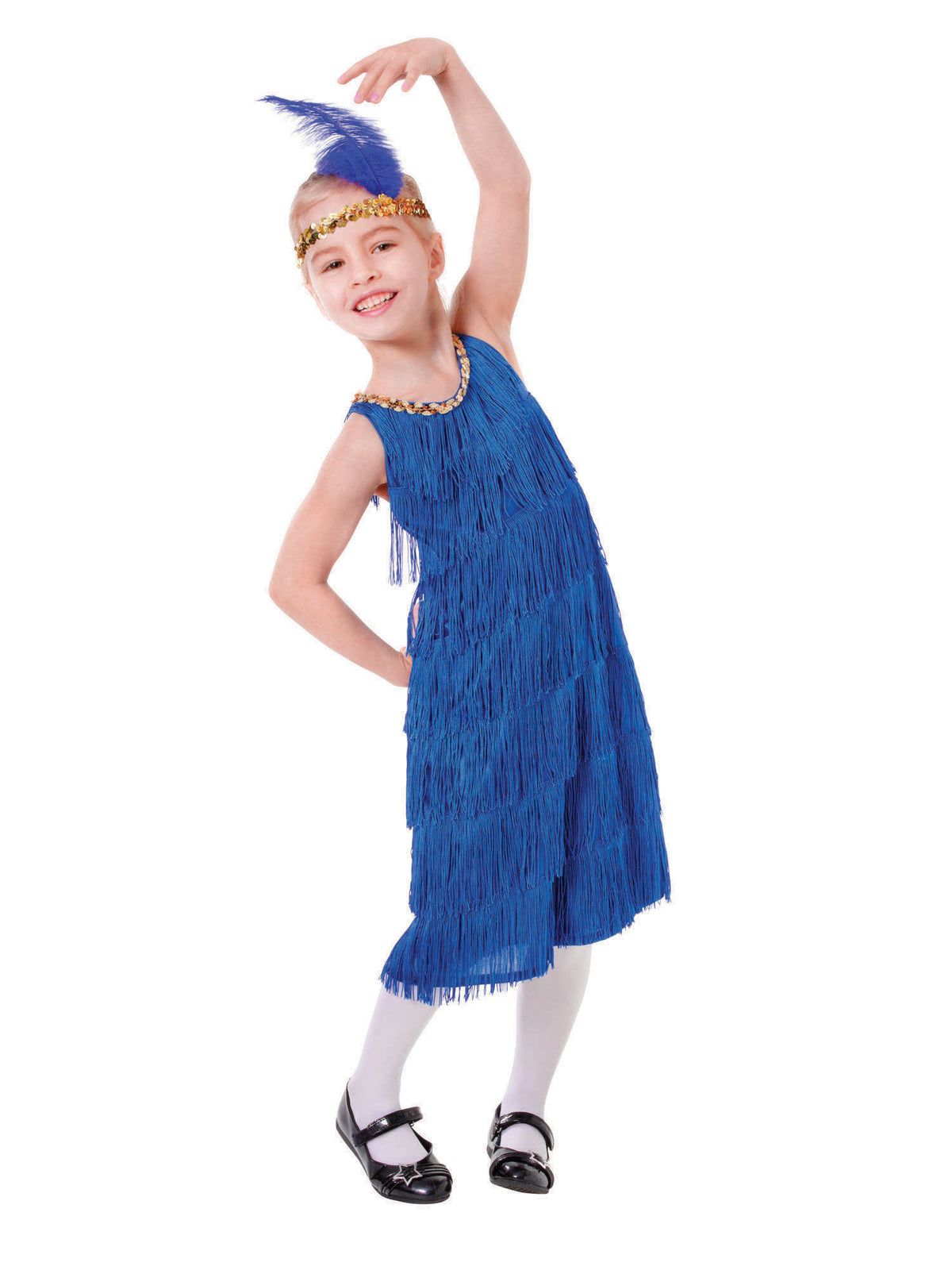 Rubies Flapper Dress Blue Kinderkostüm für Mädchen