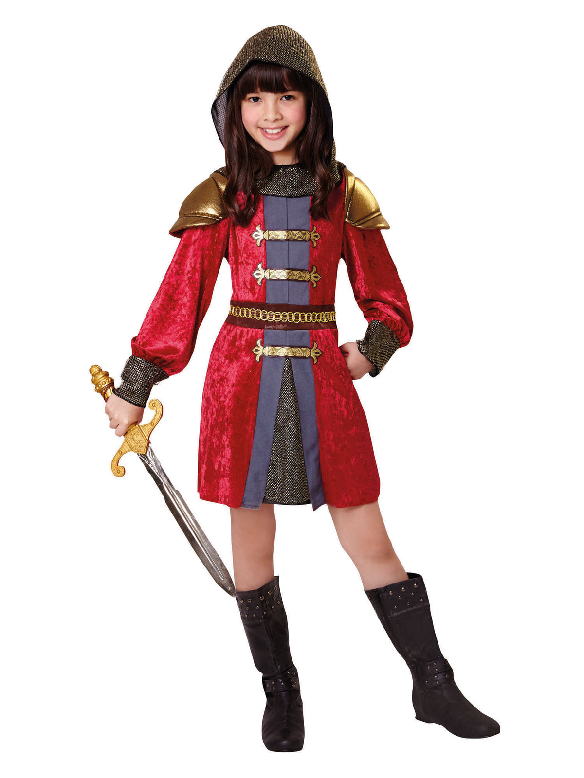 Rubies Knight Princess Kinderkostüm Grösse S für Mädchen