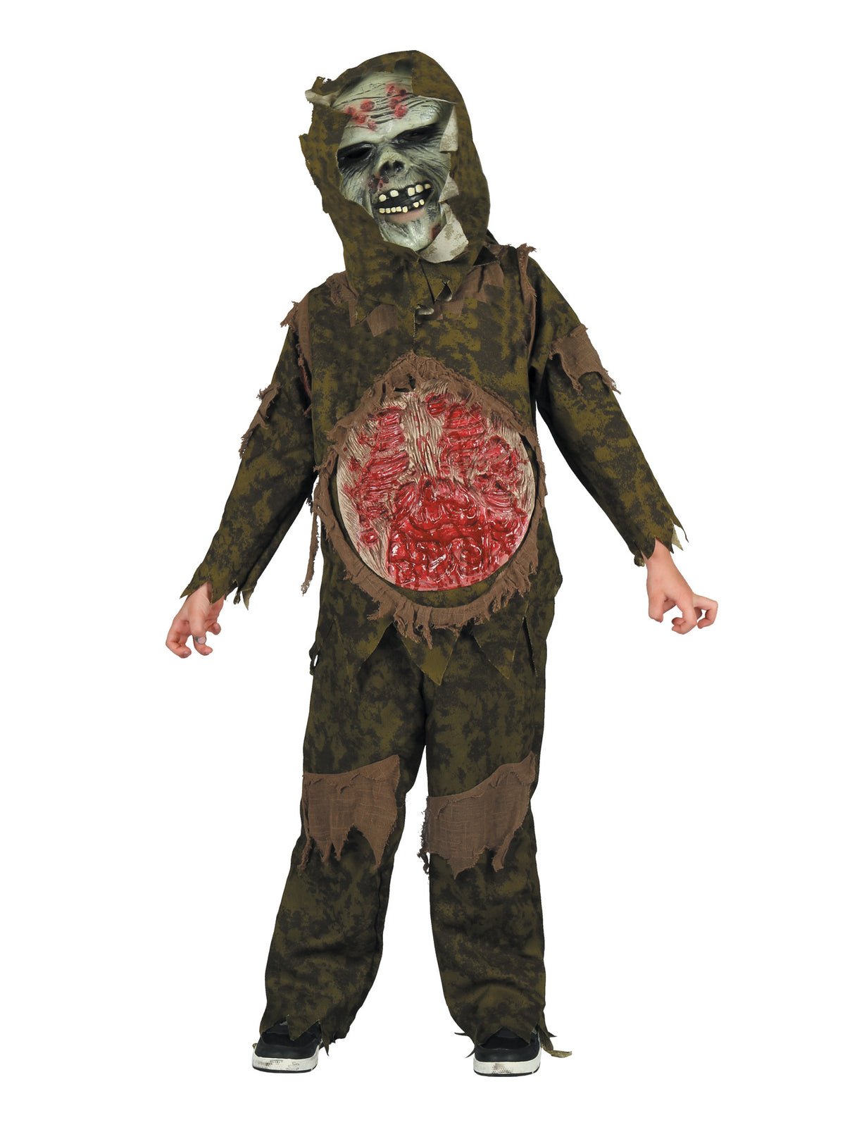 Rubies Dämonen-Kinderkostüm mit Top Hose und Kapuze mit Maske