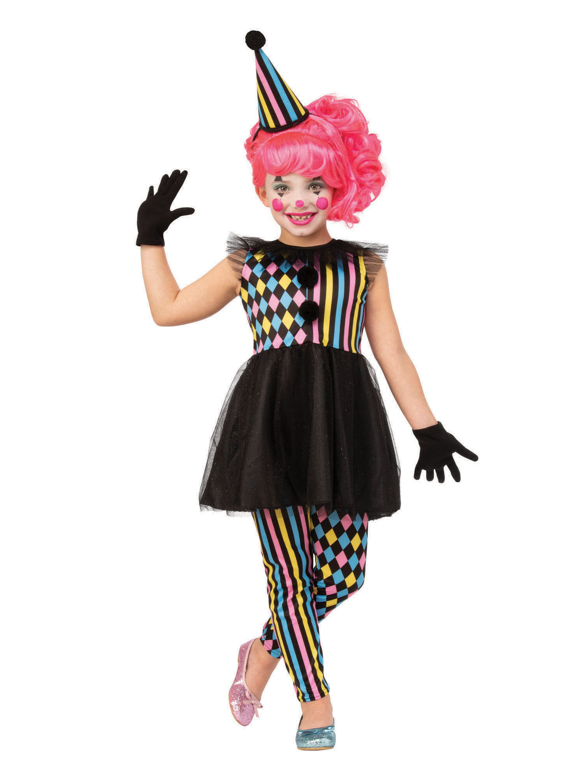 Rubies Clown Girl (Quarter Sawn) Kinderkostüm für Mädchen