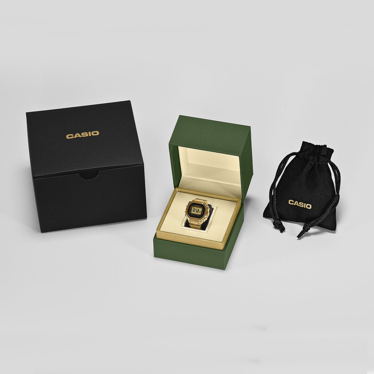 CASIO COLLECTION & VINTAGE CASIO Vintage CRW-001G-9ER 50th Anniversary Armbanduhr – Seitenansicht