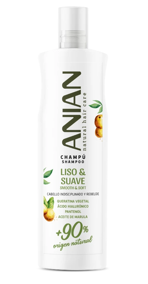 ANIAN ANIAN Liso y Suave Champú Queratina Vegetal 400 ml Haarshampoo Kosmetik