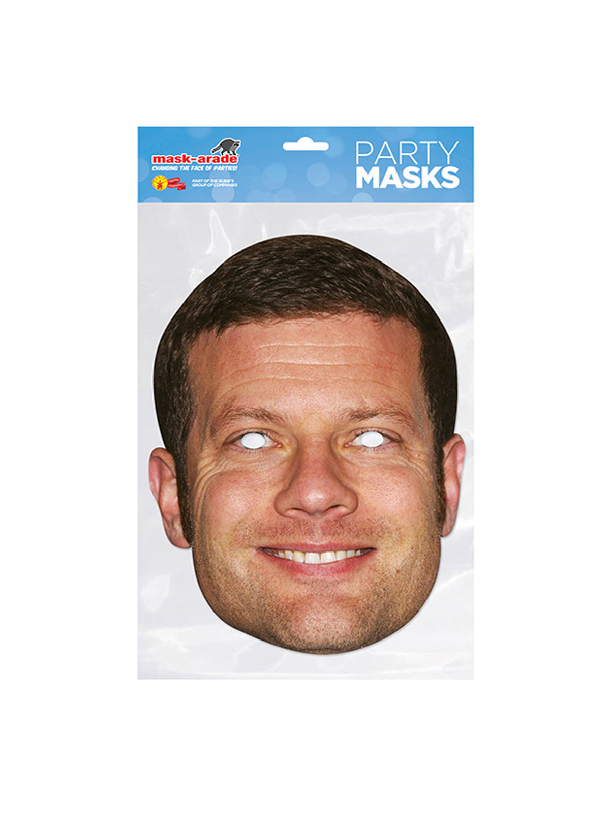 Rubies Dermot O'Leary Celebrity Face Mask Maske