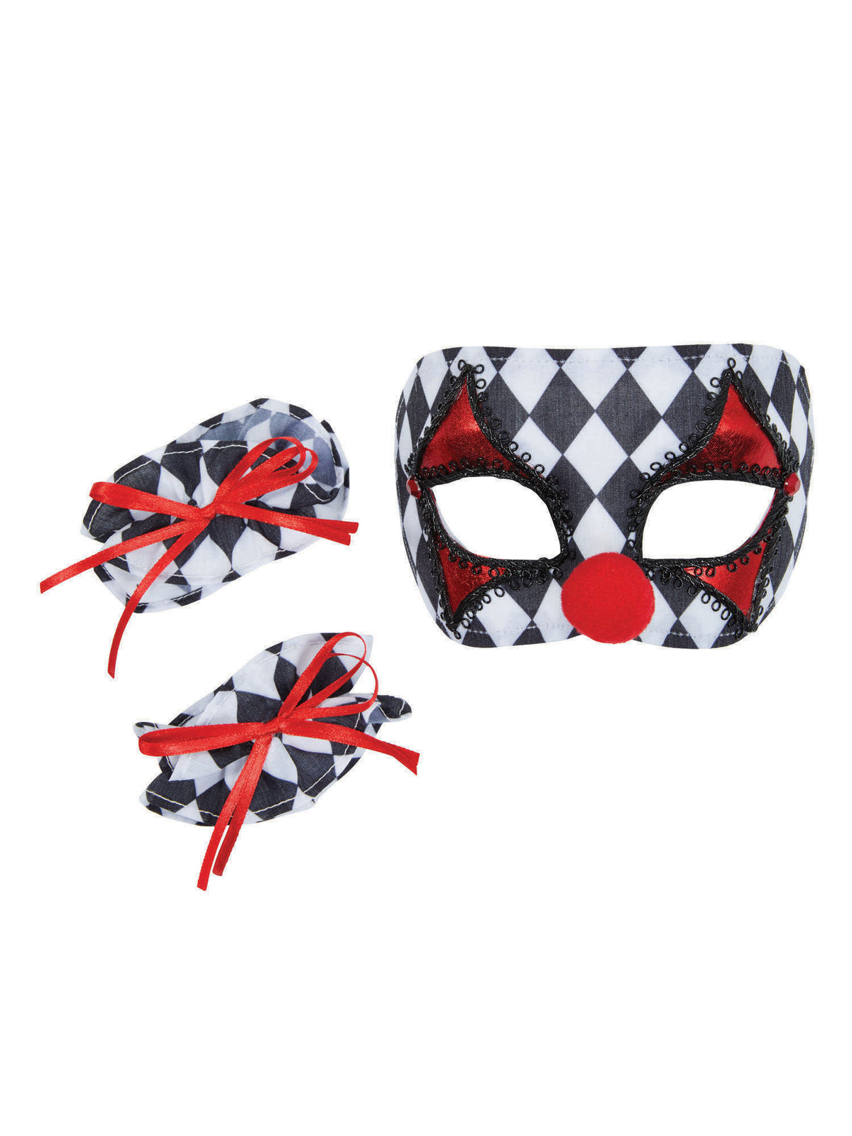 Rubies Clown Mask + Cuffs Set Childs Disguise Kits
