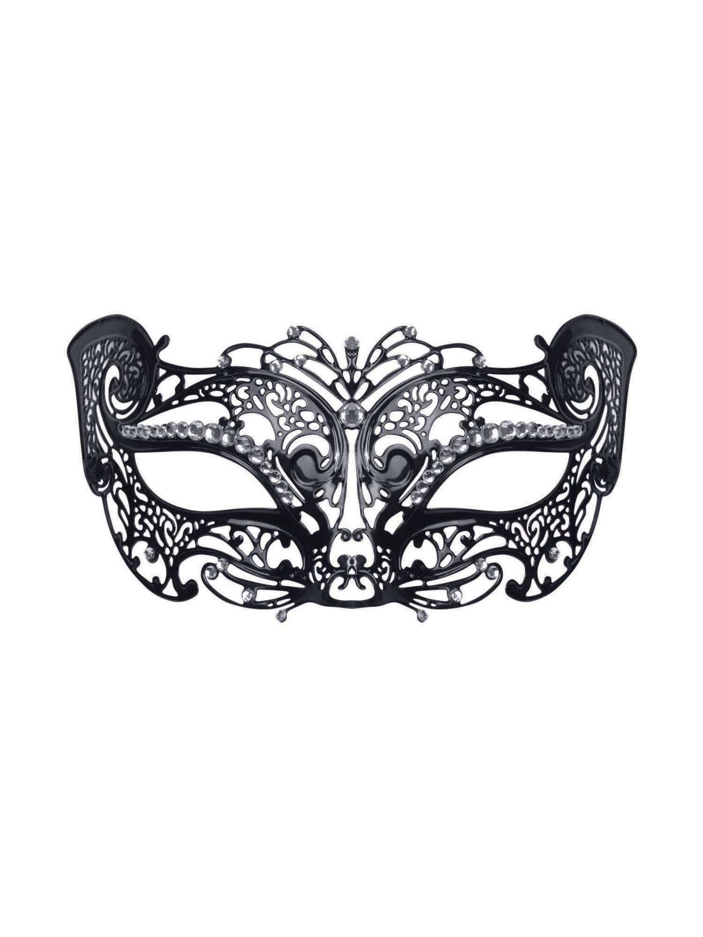 Rubies Metal-Filigran-Katzenmaske aus Metall mit Steinverzierung für Erwachsene