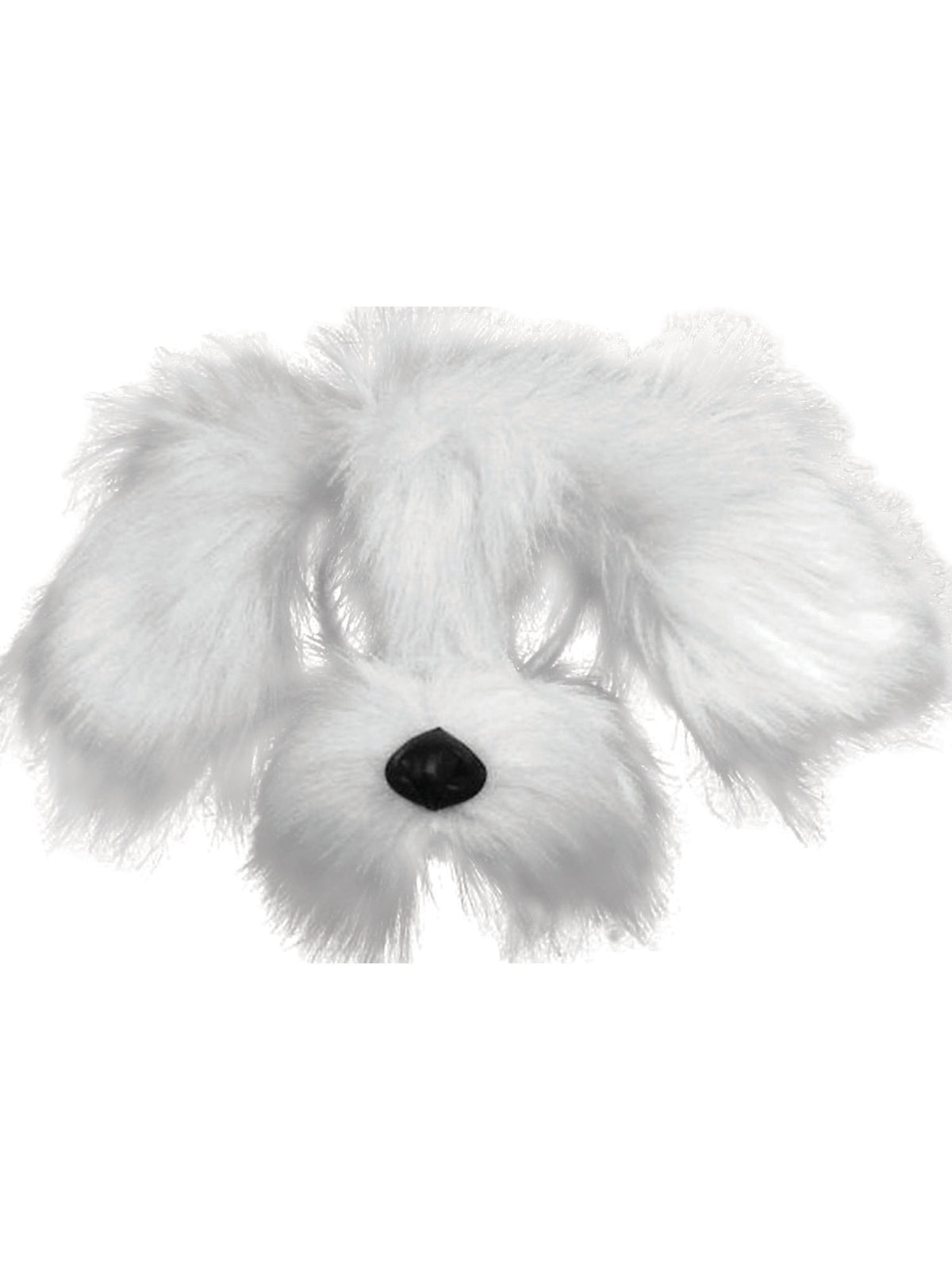 Rubies Rubies White Shaggy Dog Mask With Sound Maske