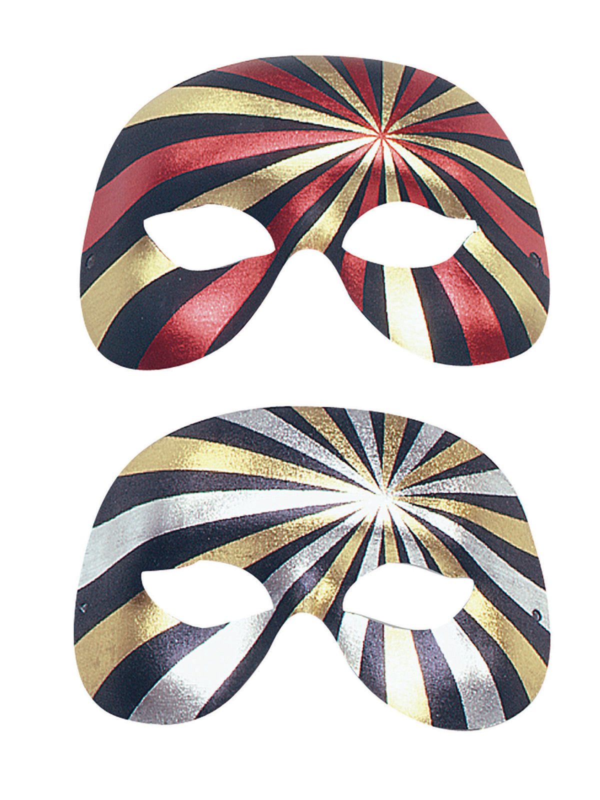 Rubies 1/2 Face Forehead/Eyes, 2 cols (B10) Eye Masks