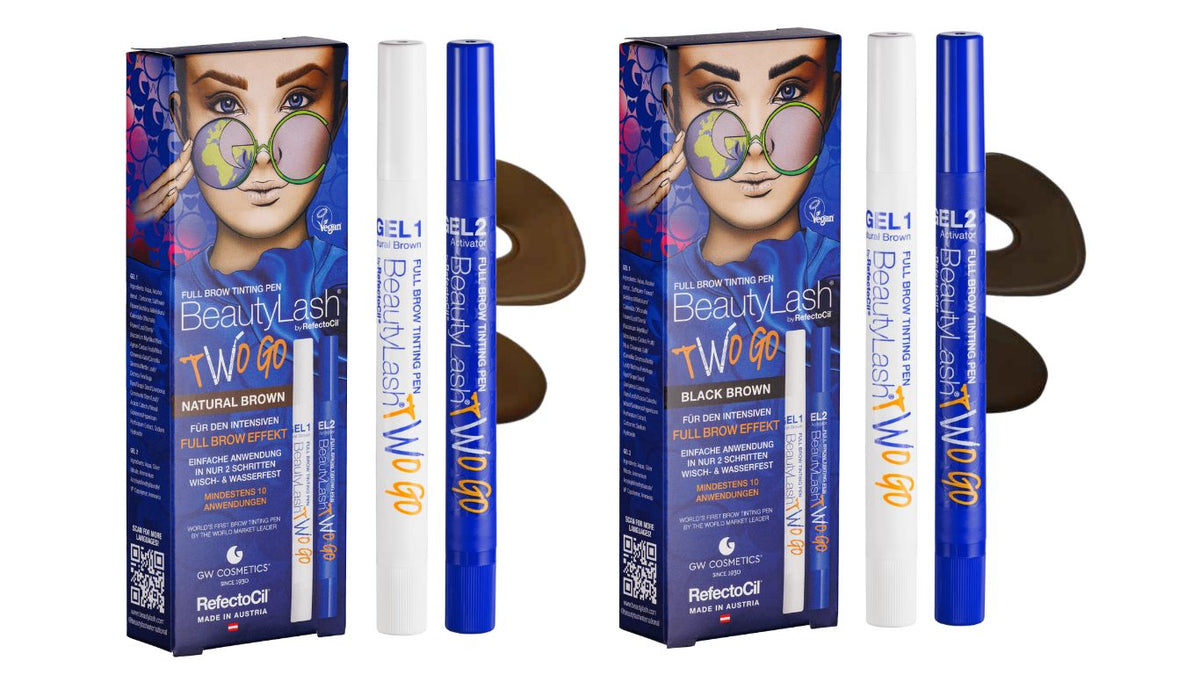RefectoCil BeautyLash Augenbrauentönung Black Brown 2 Stück