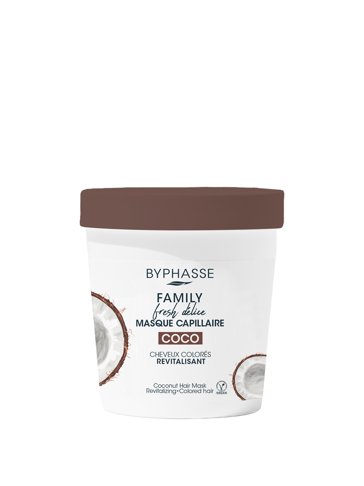 Byphasse Family Fresh Delice Haarmaske für coloriertes Haar 250 ml