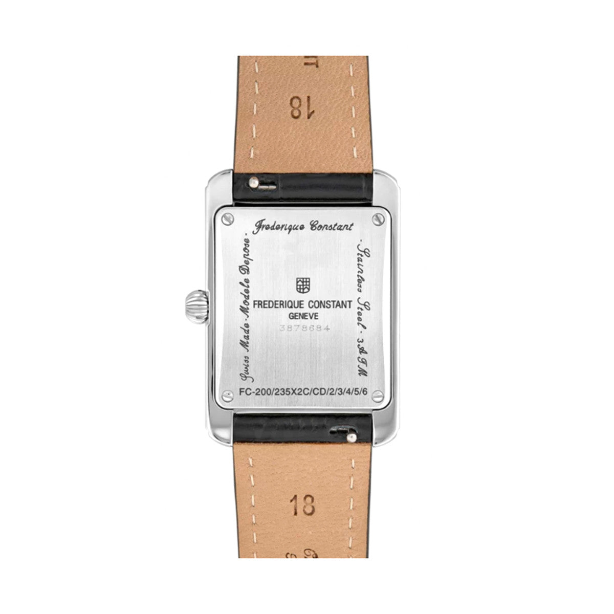 FREDERIQUE CONSTANT Classic Carrée Small Second Armbanduhr – Seitenansicht