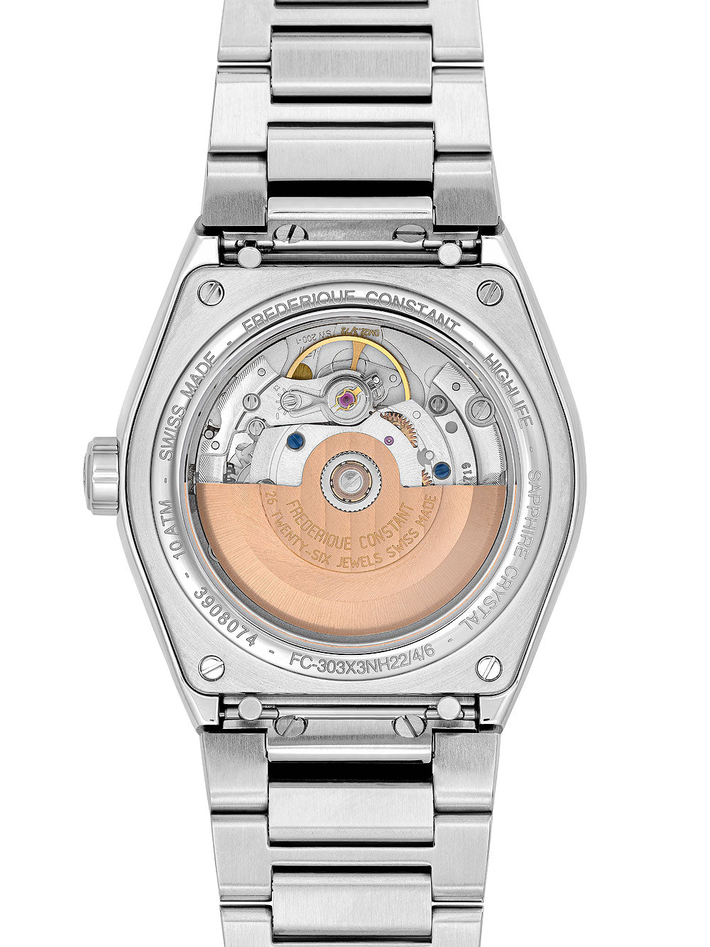 FREDERIQUE CONSTANT FC-303GRS3NH6B Luxusuhr – Seitenansicht