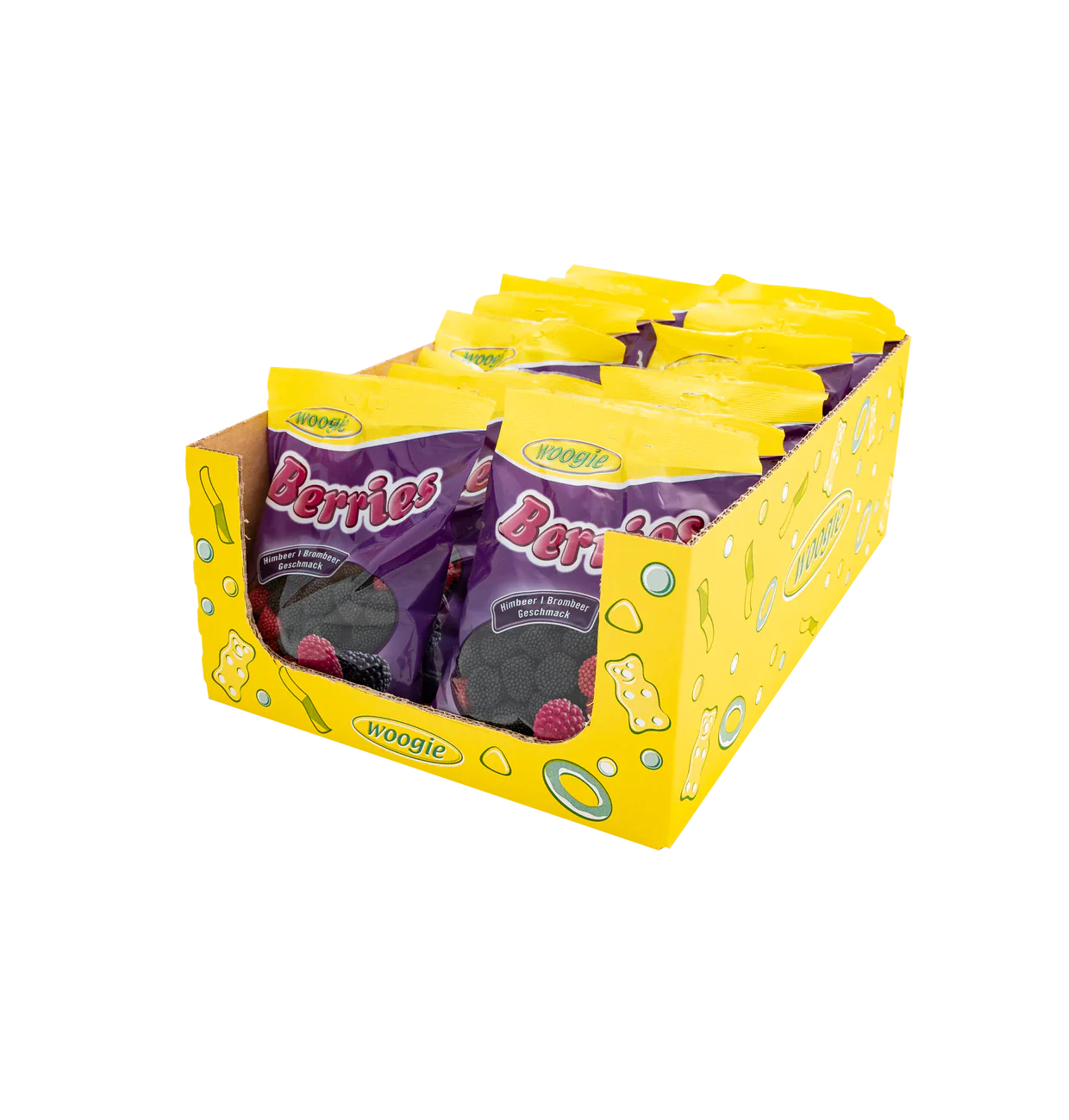 Fruchtgummibeeren-Auslese 300g Mit natürlichen Aromen und Fruchtsaft.