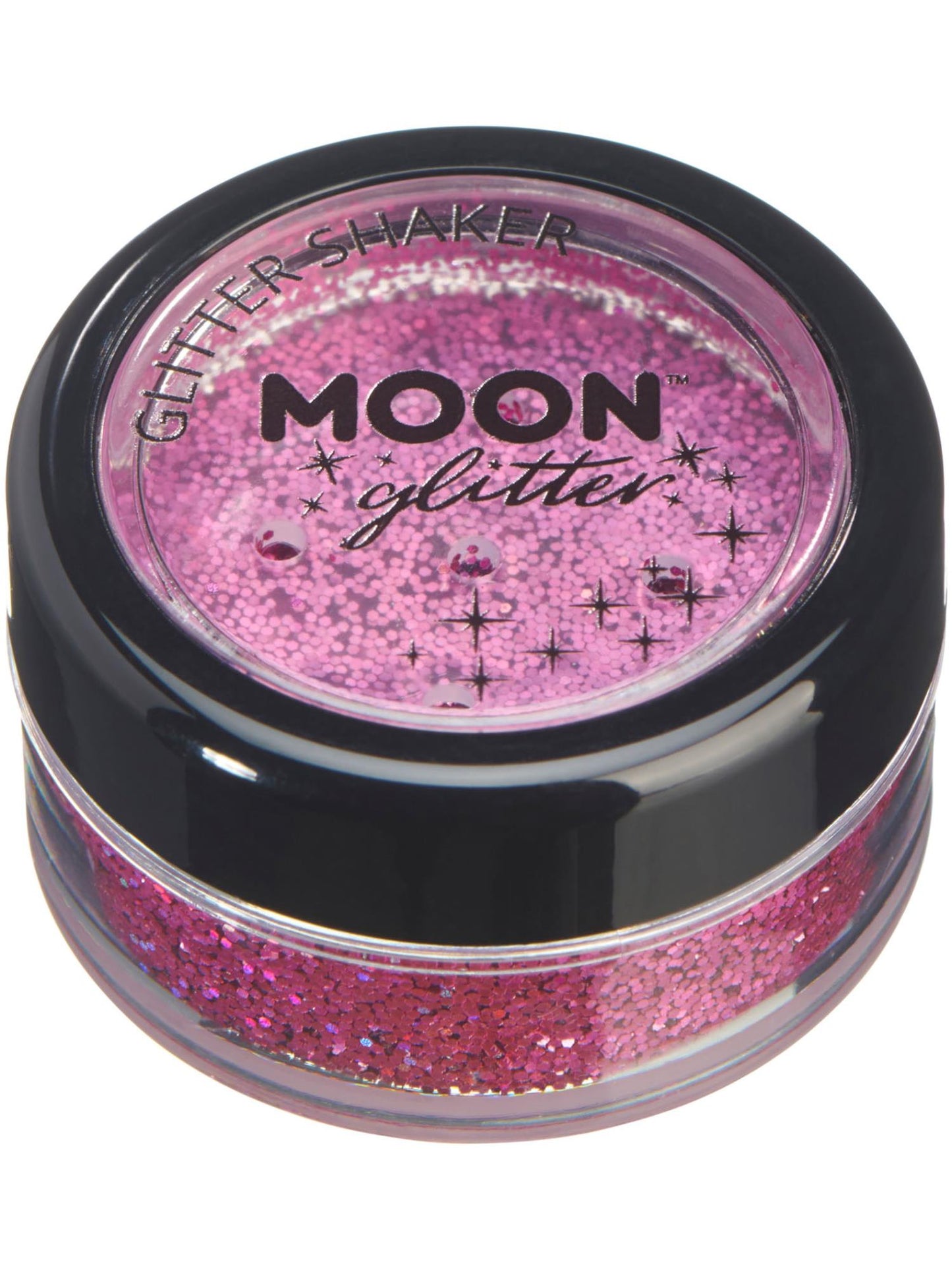 Smiffys Moon Glitter Holographic Glitter Shakers, Pink CD für Unisex