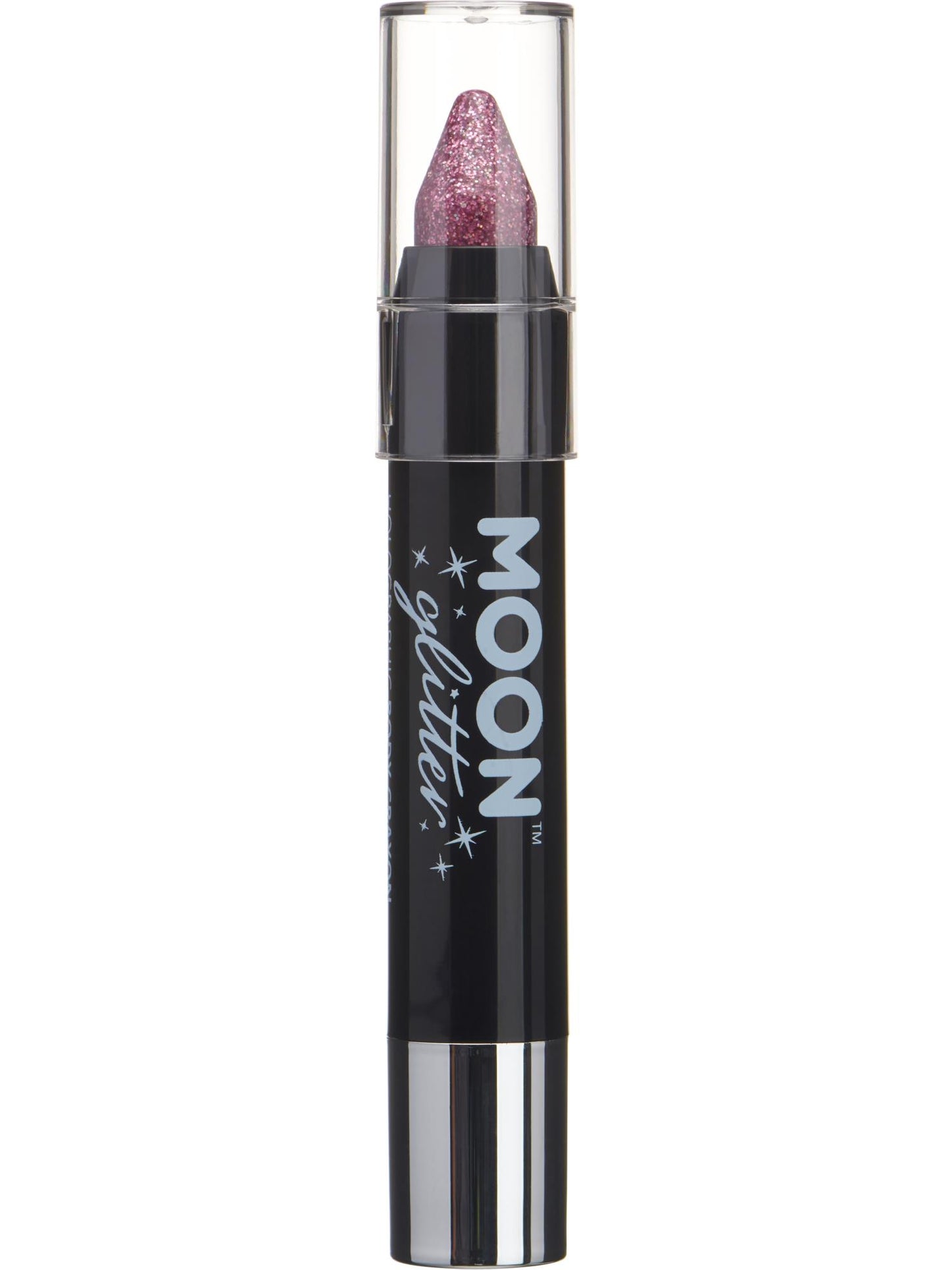 Smiffys Moon Glitter Holographic Body Crayons Pink, 3,2 g