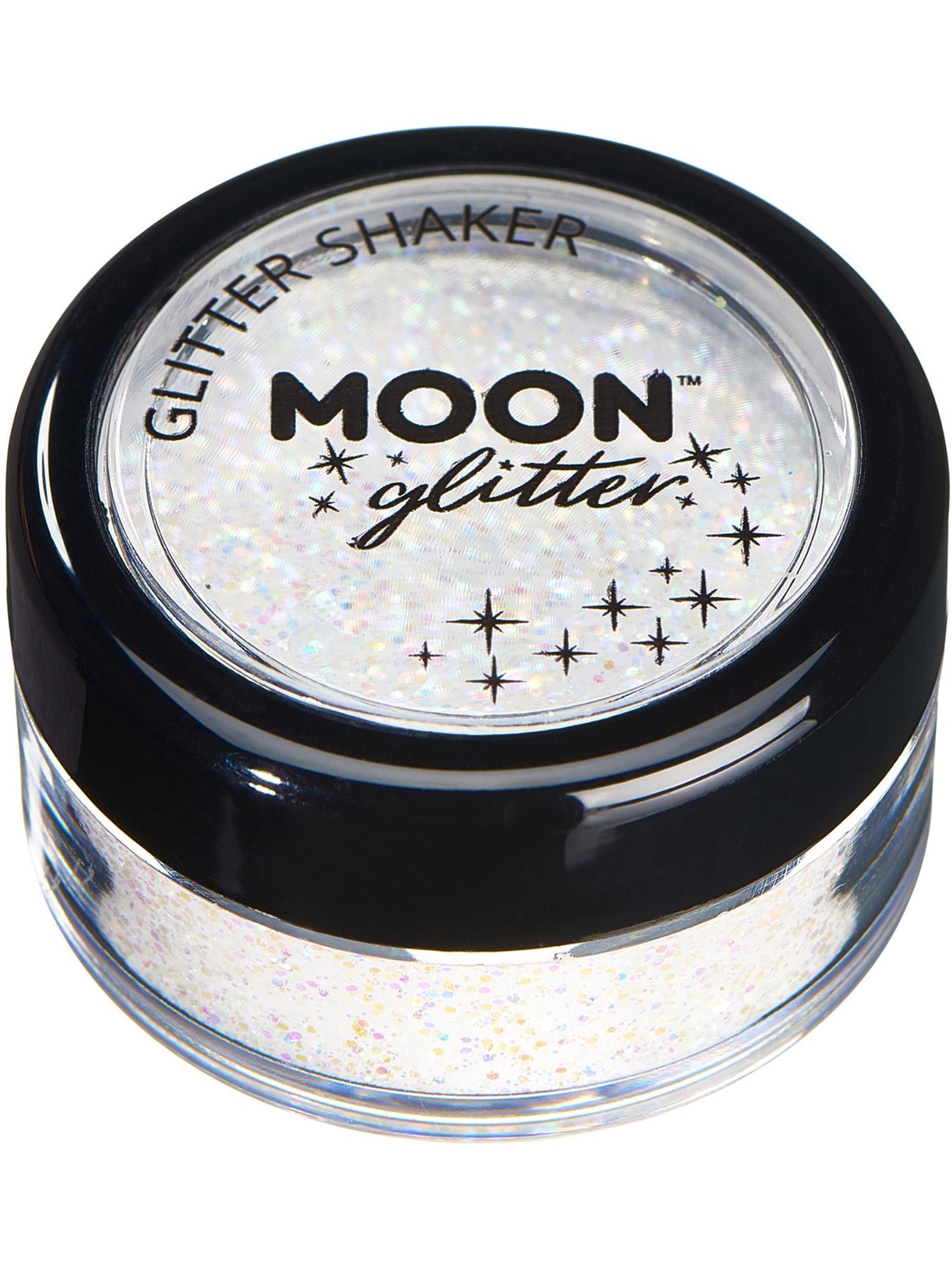 Smiffys Moon Glitter Pastel Glitter Shakers White 5 g