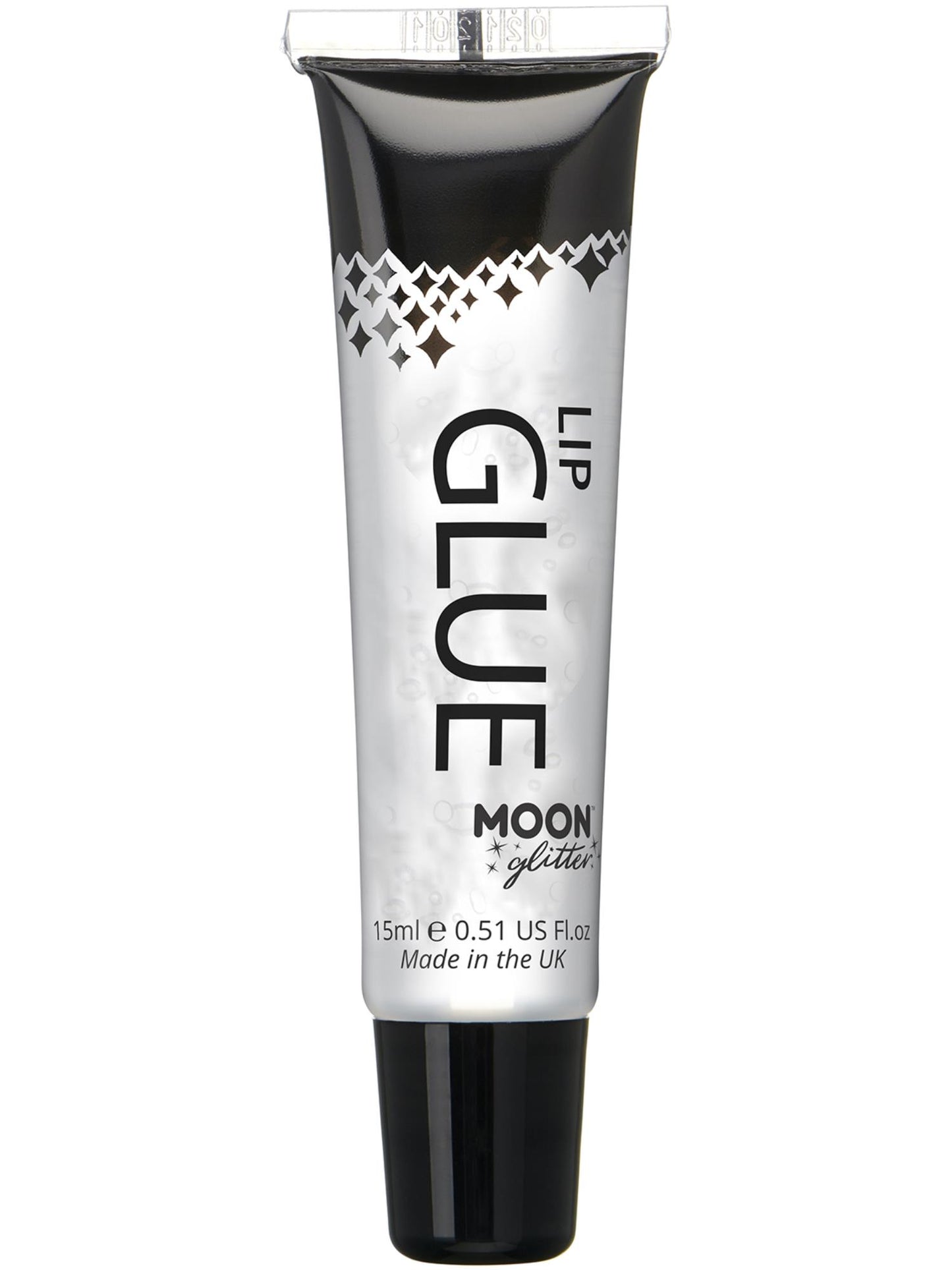 Smiffys Moon Glitter Lip Glue, Clear CD für Unisex