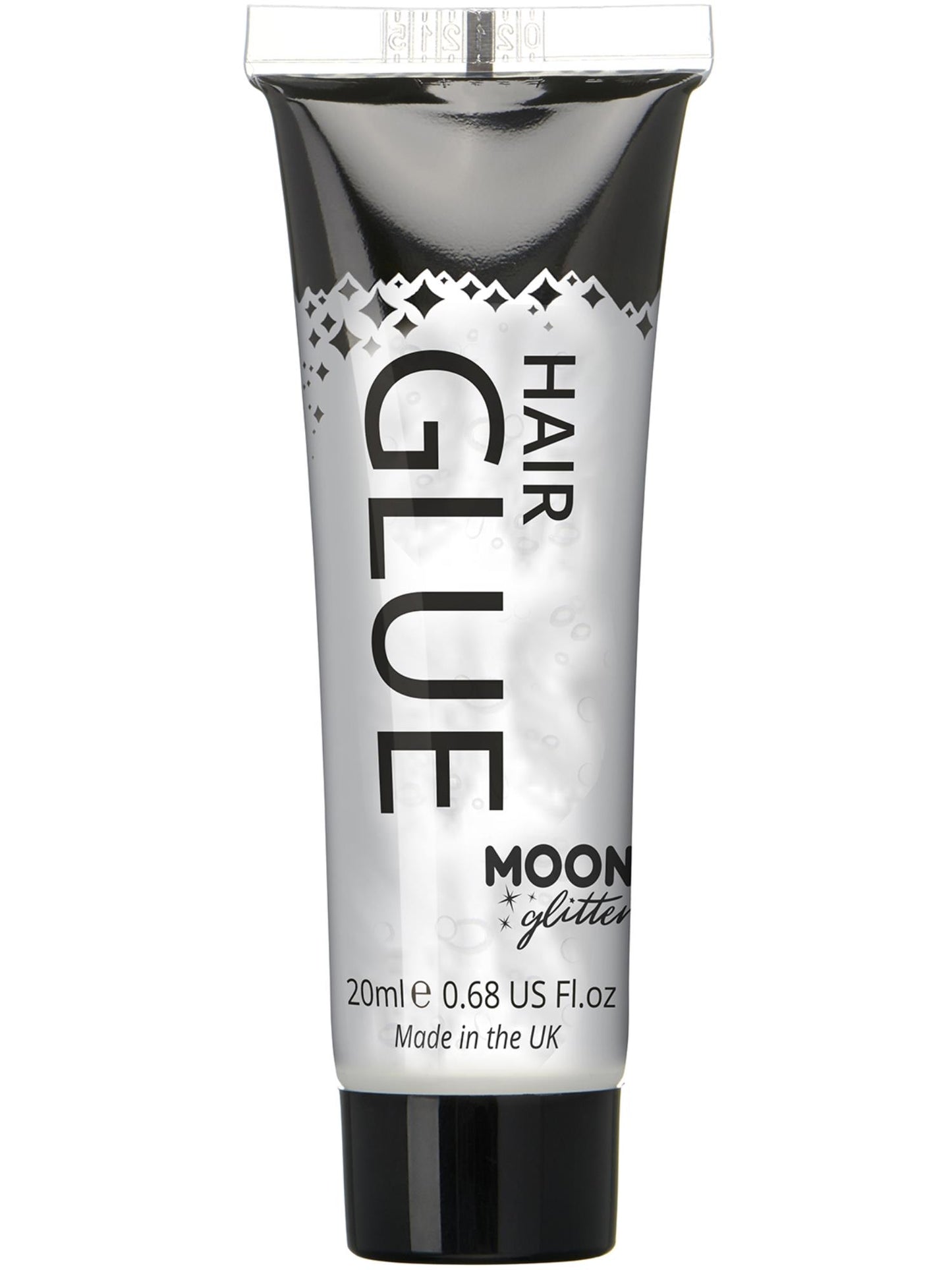 Smiffys Moon Glitter Hair Glue, Clear CD für Unisex