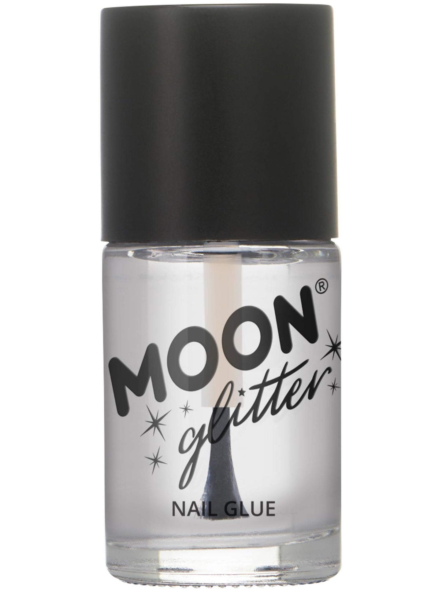 Smiffys Moon Glitter Nail Glue, Clear CD für Unisex