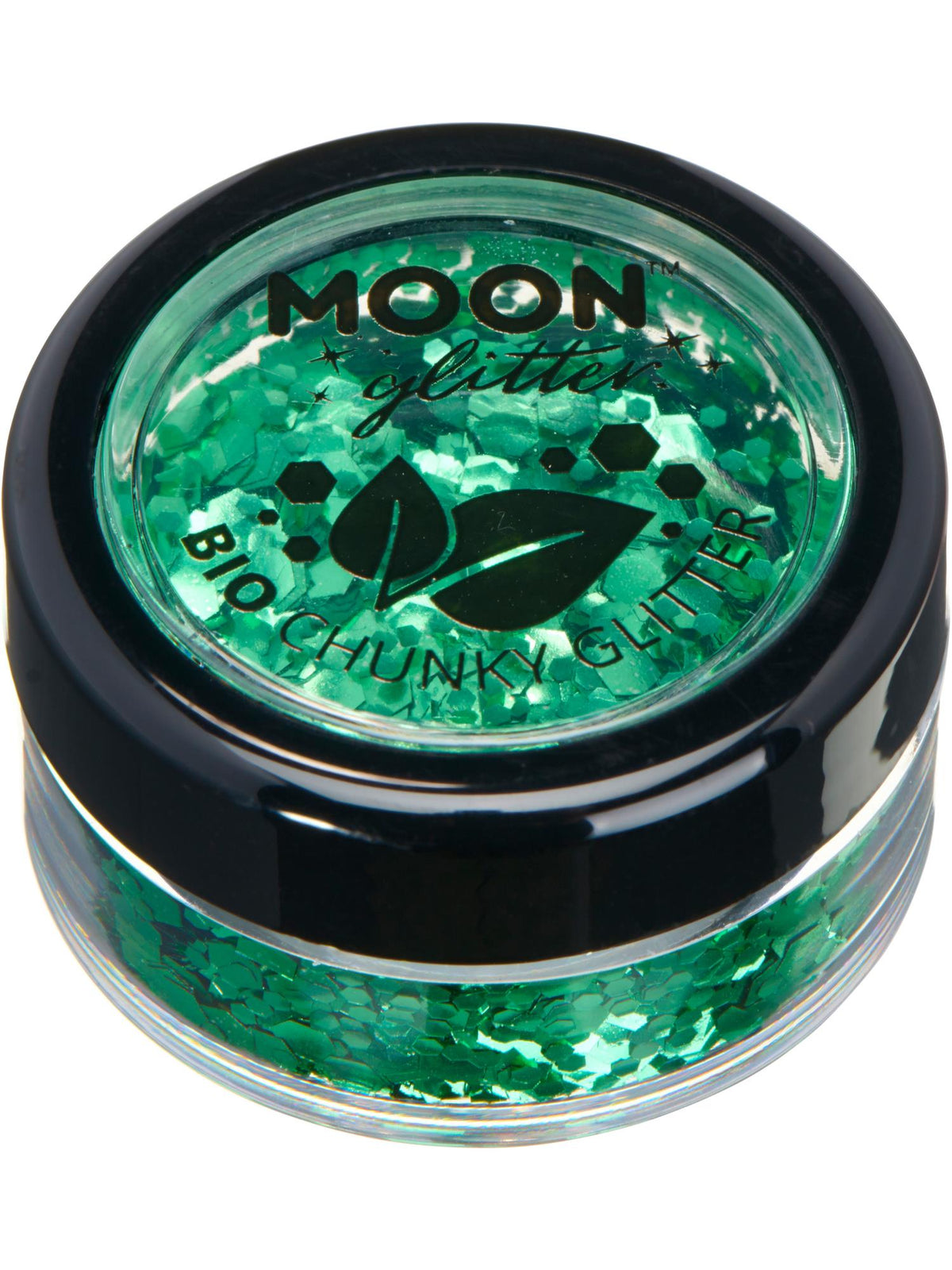 Smiffys Moon Glitter Bio Chunky Glitter Green 3 g