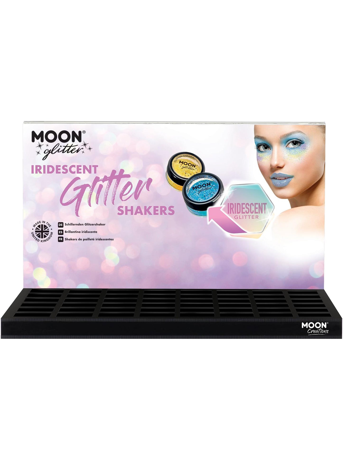Smiffys Moon Glitter Iridescent Glitter Shakers, SF für Unisex